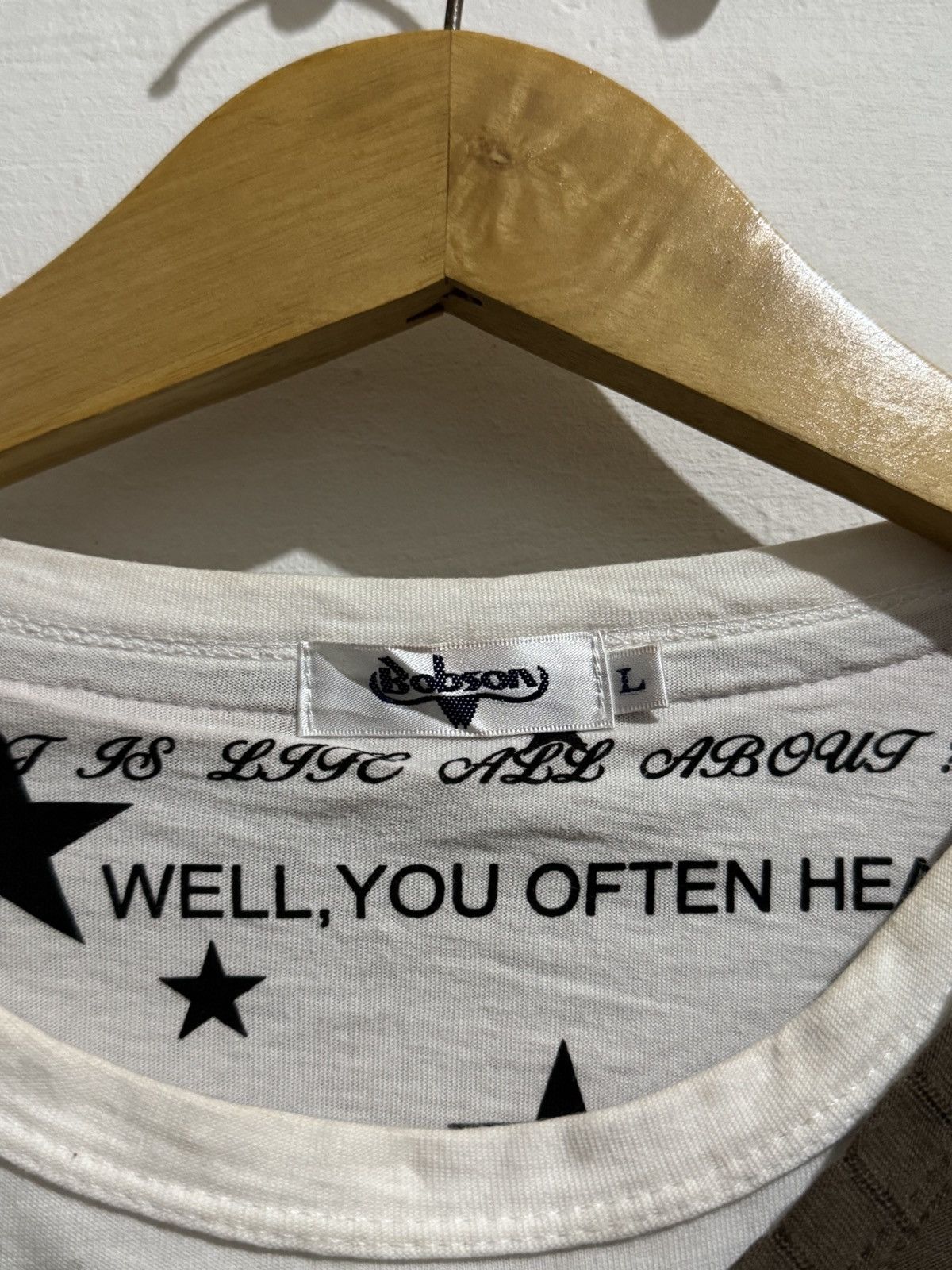 Hysteric Glamour Y2k Bobson 2 layer poem lgb ifsixwasnine longsleeve Size US L / EU 52-54 / 3 - 7 Thumbnail