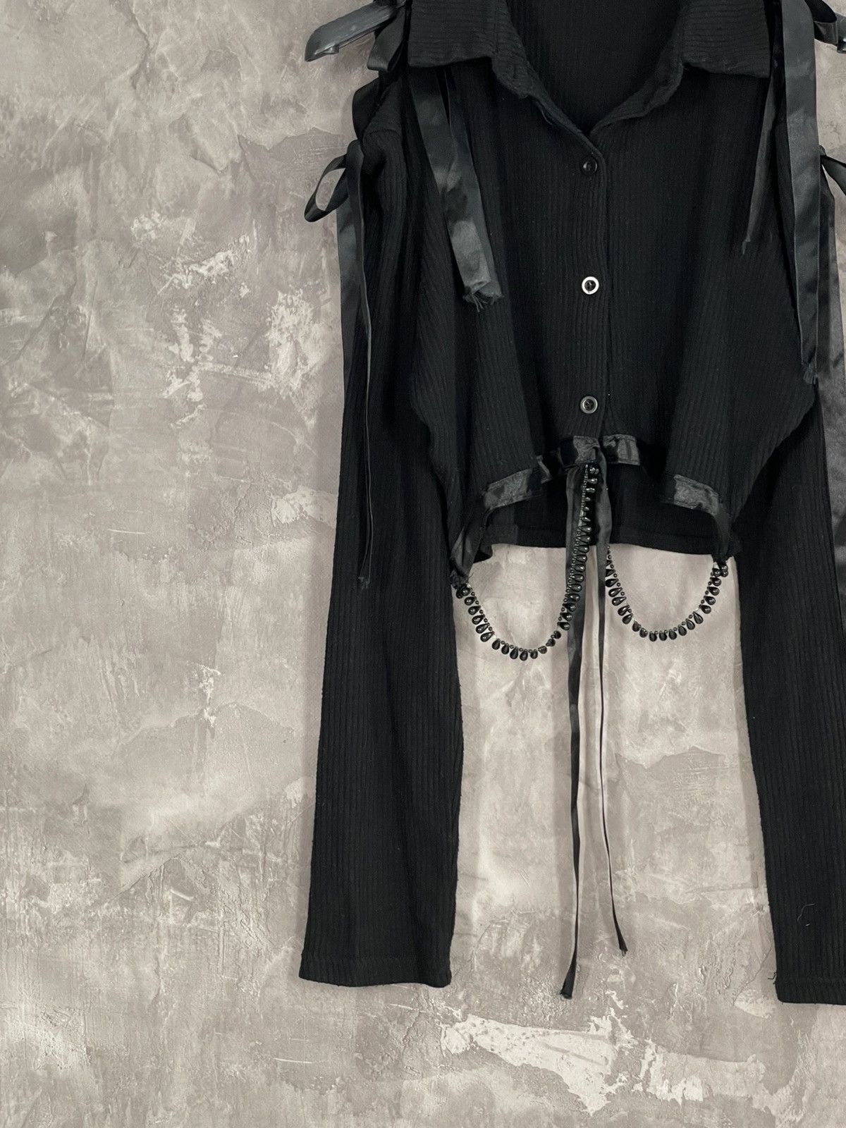 Vintage Vintage Goth Avant Garde Y2K Design Blouse Size M / US 6-8 / IT 42-44 - 5 Thumbnail