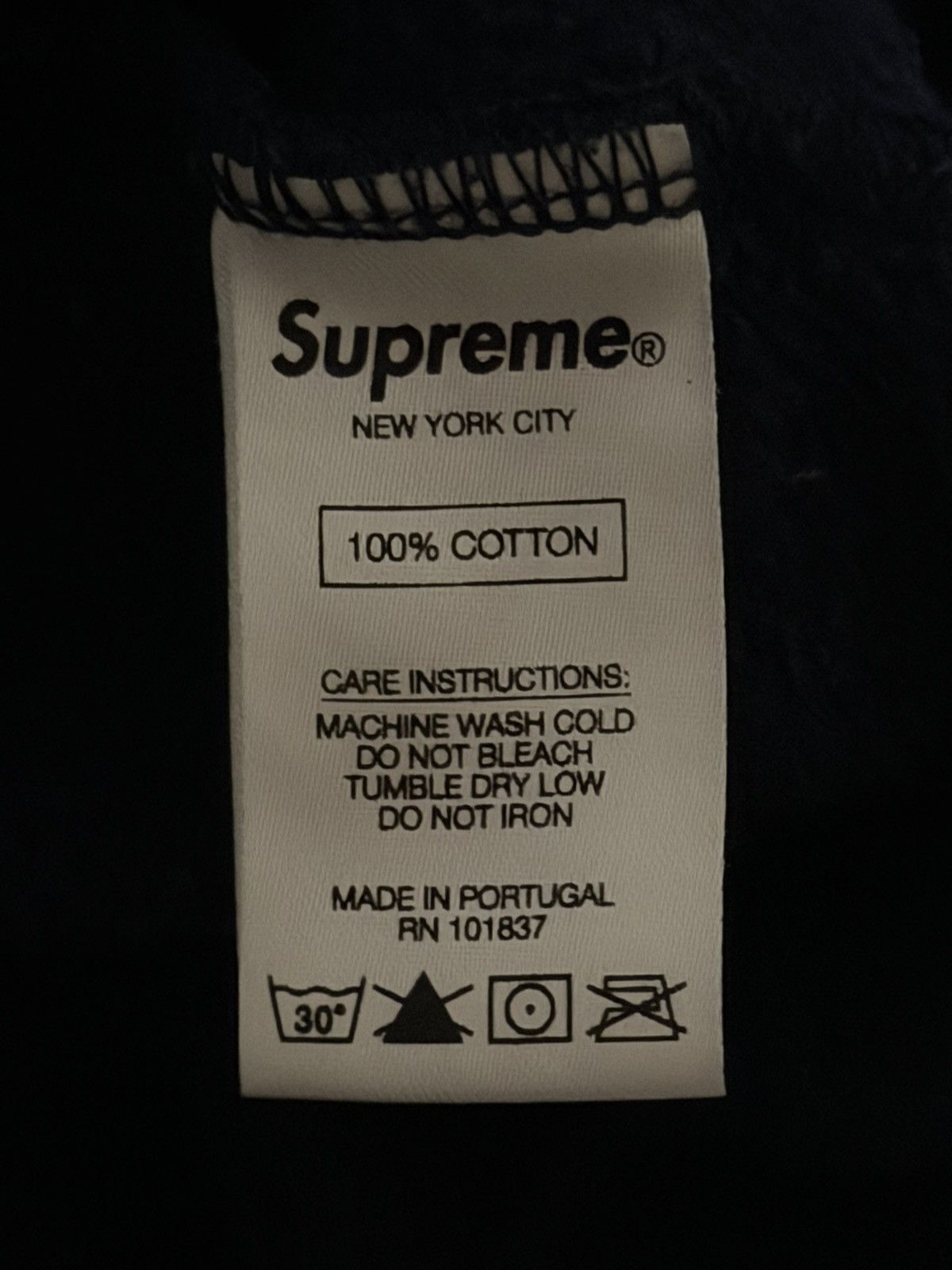 Supreme Supreme Navy “Amanos O Odianos” Hoodie Size US M / EU 48-50 / 2 - 7 Thumbnail