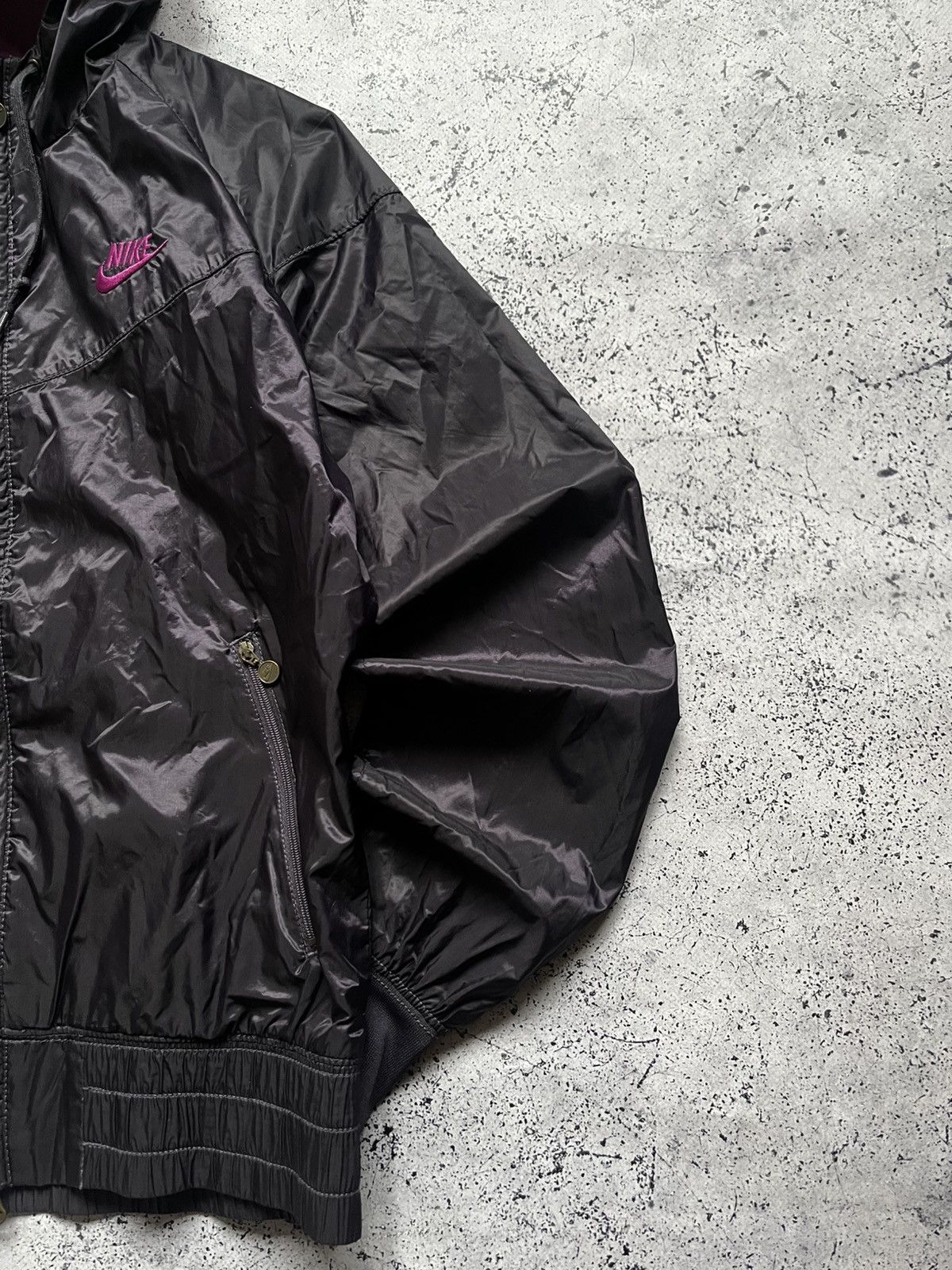 Nike × Vintage Vintage Nike Windbreaker Women’s Jacket Drill Purple Size S Size S / US 4 / IT 40 - 2 Thumbnail
