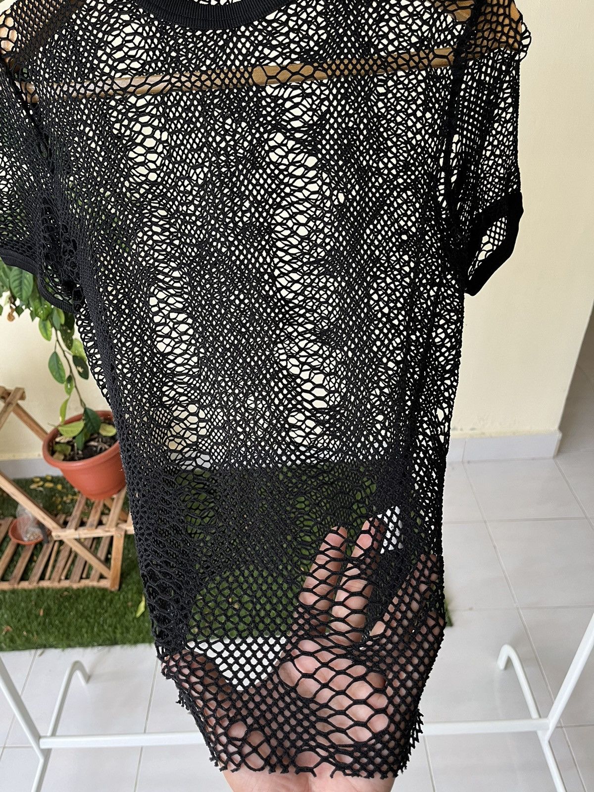 Yoshiyuki Konishi Rare 💥 Yoshiyuki Konishi Mesh Size S / US 4 / IT 40 - 6 Thumbnail