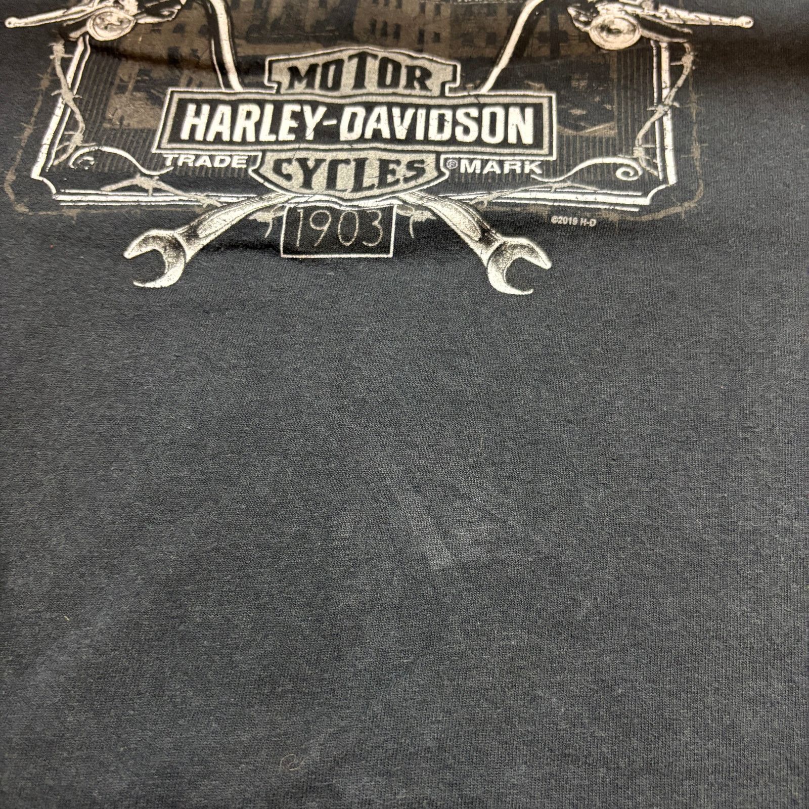Harley Davidson Harley Davidson Motorcycles Las Vegas Skull SS Shirt Mens XL Size US XL / EU 56 / 4 - 9 Thumbnail