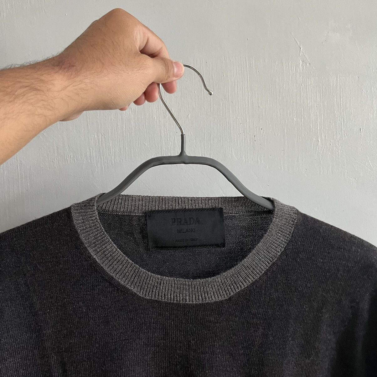 Prada Vintage Prada Wool Sweater Size L / US 10 / IT 46 - 2 Thumbnail