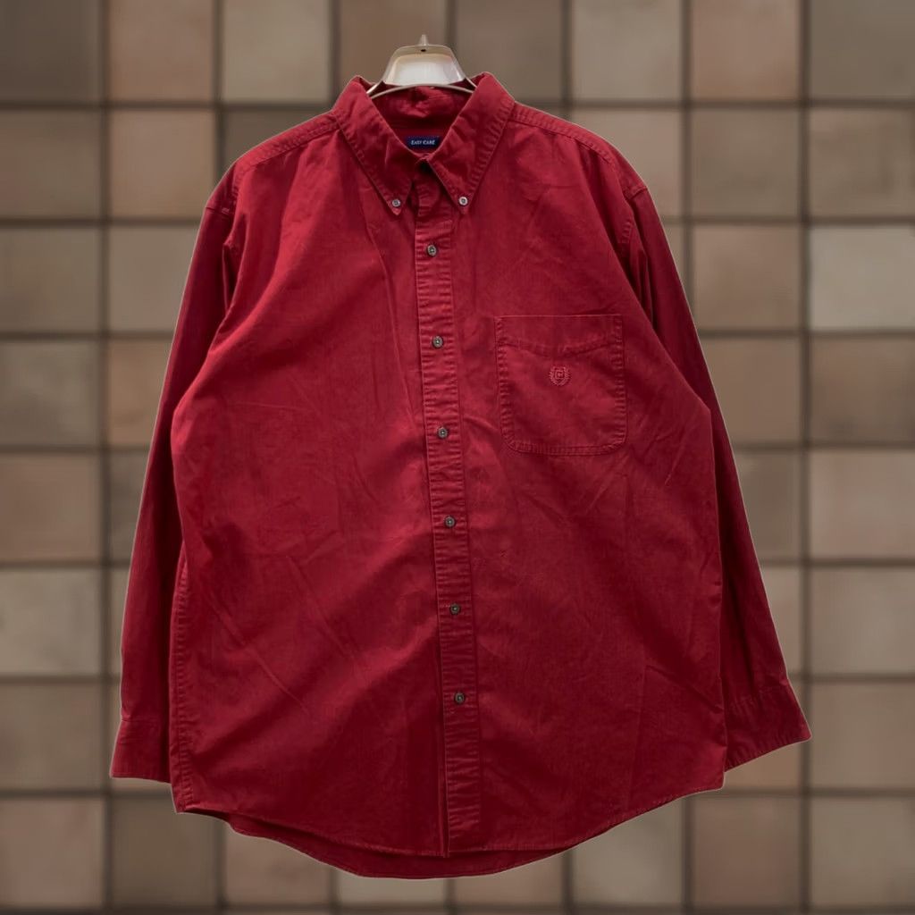 Chaps CHAPS Shirt L Red Men Button-Up 60% cotton 40% polyester Size US L / EU 52-54 / 3 - 1 Thumbnail