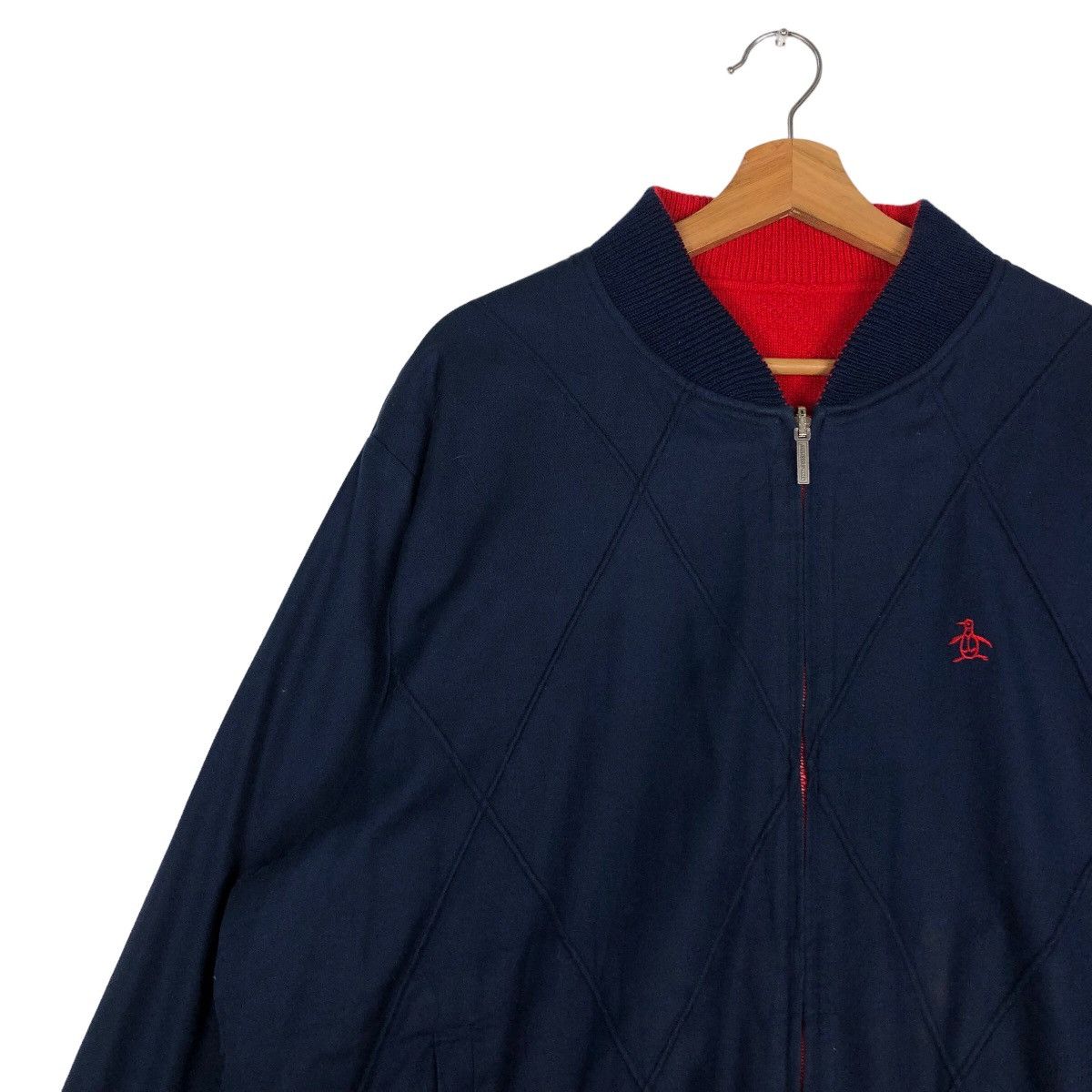 Japanese Brand 🔥90’s Vtg Reversible Wool Bomber Jacket Grandslam Japan Size US M / EU 48-50 / 2 - 7 Thumbnail