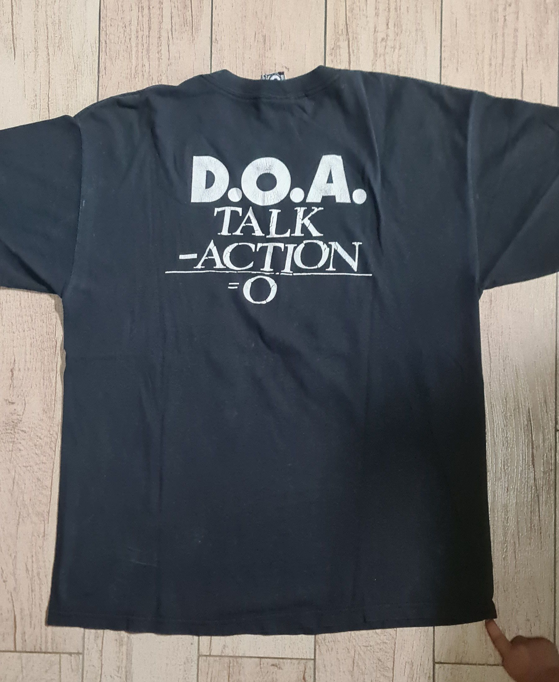 Band Tees × Vintage Vibtage DOA punk tshirt Size US L / EU 52-54 / 3 - 5 Thumbnail