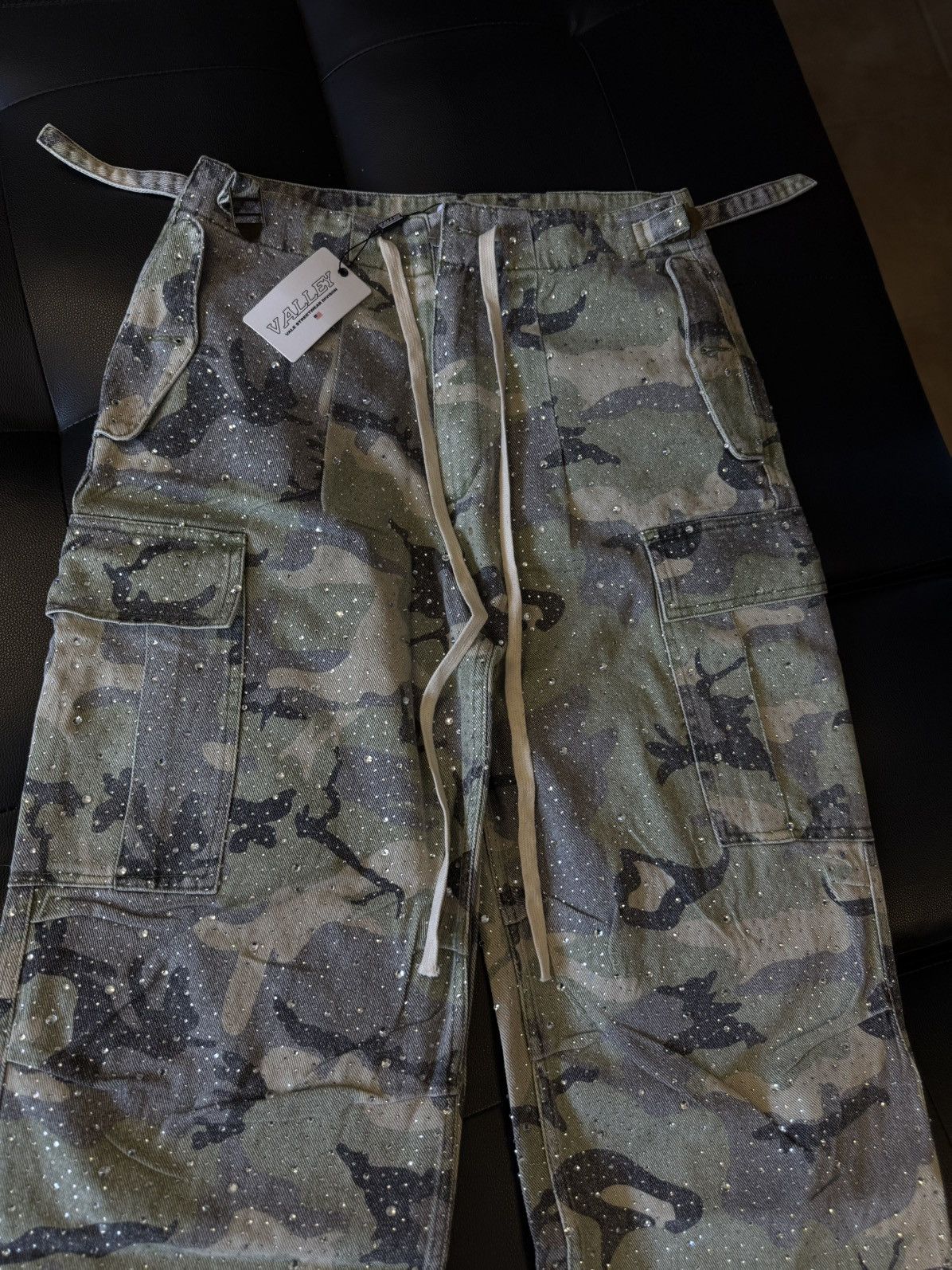 Vale Valley Jogger Green Pants Stone Crystal Size 30 (NEW) Size US 30 / EU 46 - 4 Thumbnail