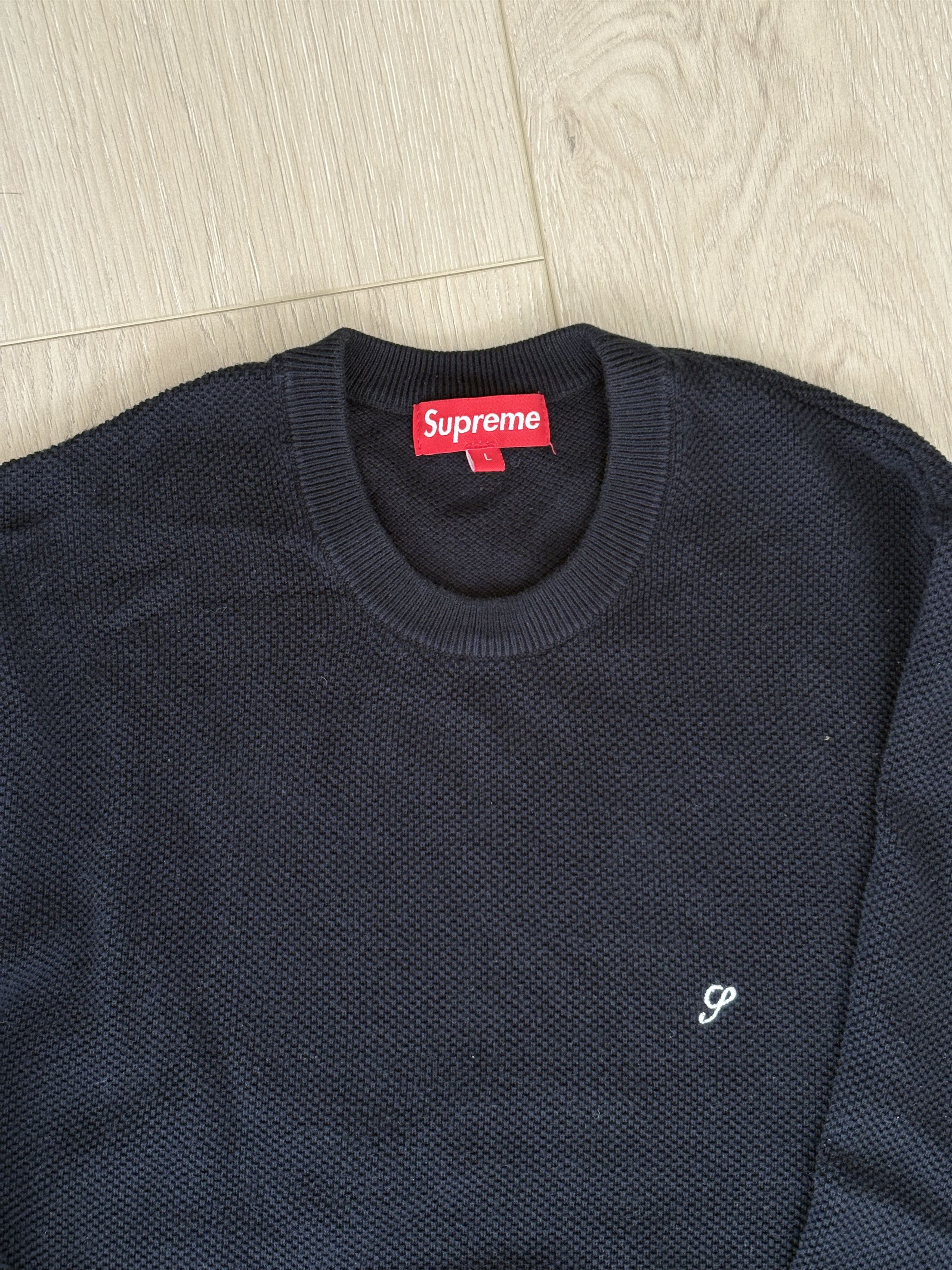 Supreme Birdseye Pique Sweater SS 2012 Size US L / EU 52-54 / 3 - 2 Thumbnail