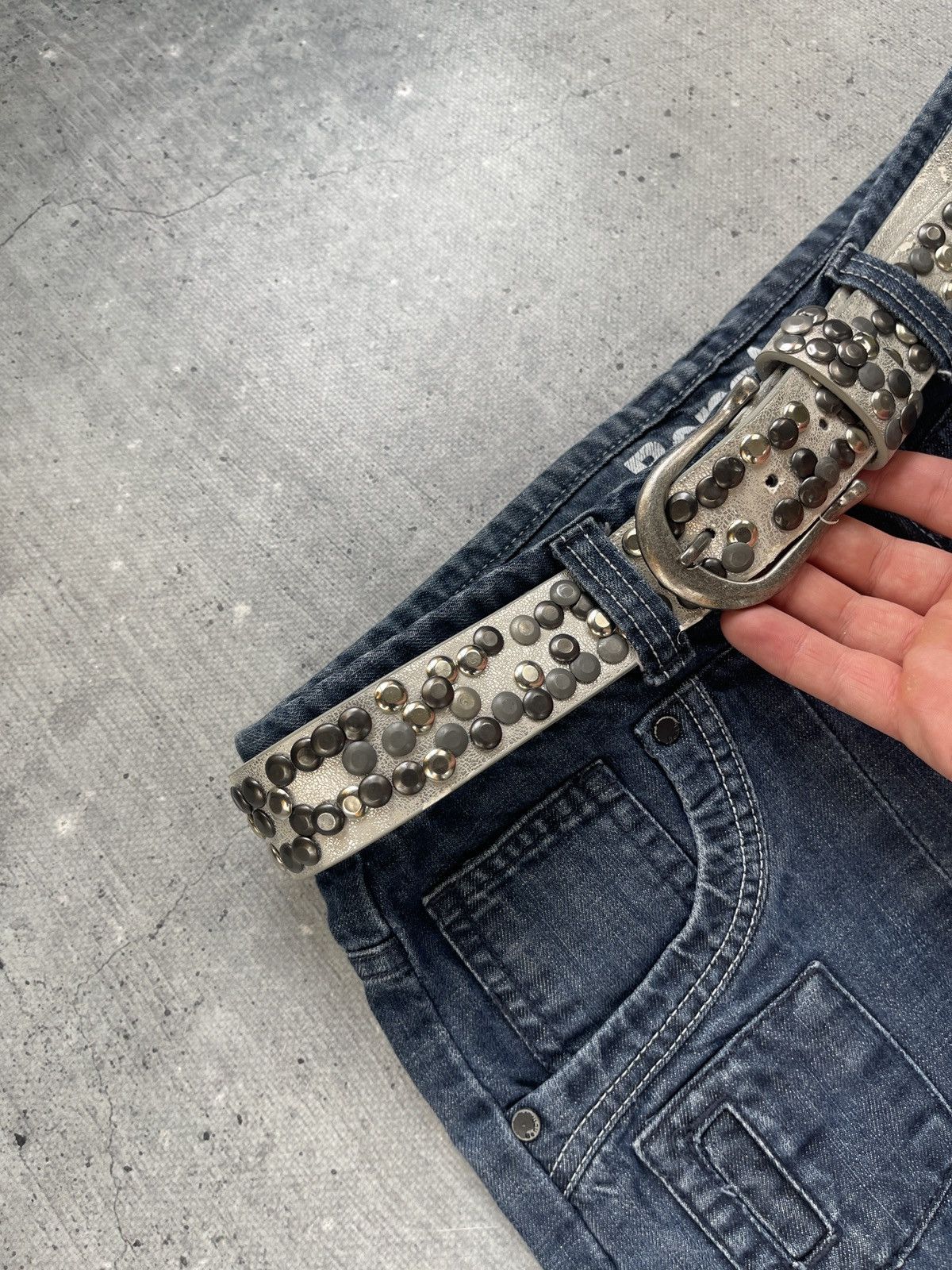 Other Crazy Vintage Spiked Y2K Belt Size ONE SIZE - 7 Thumbnail