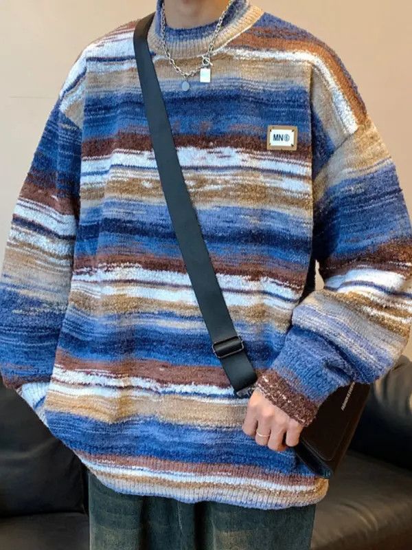 VIBE Stripe Knit Sweater Size US M / EU 48-50 / 2 - 7 Thumbnail