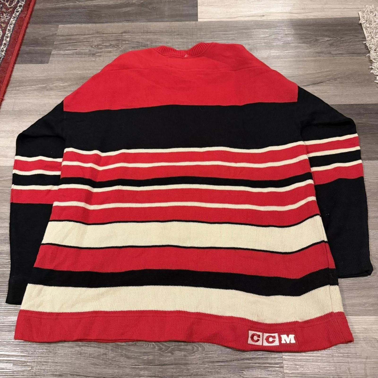 Other vintage ccm heritage chicago blackhawks jersey sweater XL Size US XL / EU 56 / 4 - 4 Thumbnail