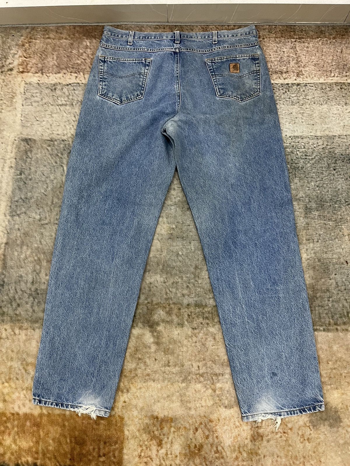 Carhartt × Vintage Baggy Carhatt Denim Size US 38 / EU 54 - 5 Thumbnail