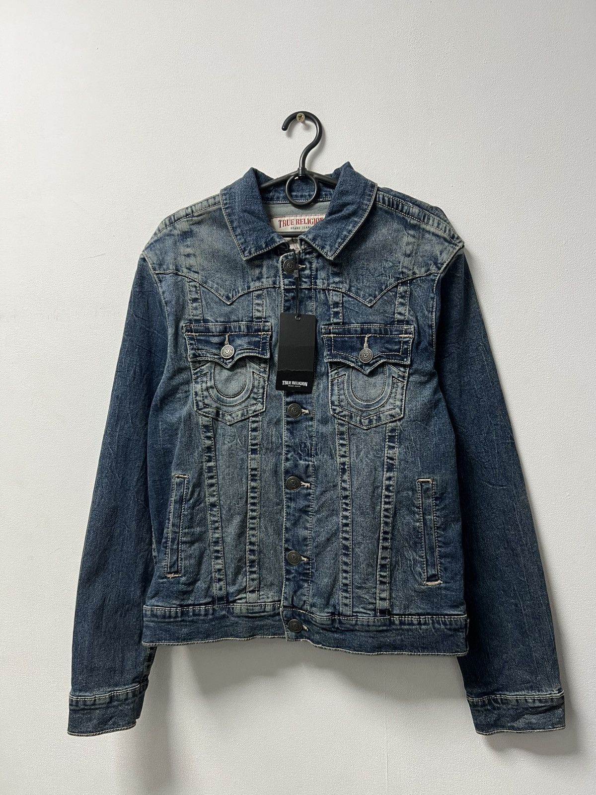 True Religion Vintage True Religion Jean Jacket Chief Keef Size US S / EU 44-46 / 1 - 2 Thumbnail