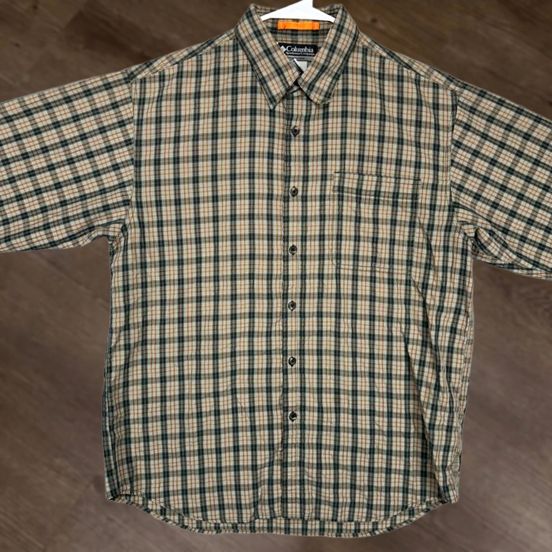 Vintage Columbia XCO Button Up Shirt Mens Adult Medium Green Plaid Hiking Outdoor Long Sleeve Button-Up Shirt Size US M / EU 48-50 / 2 - 1 Thumbnail