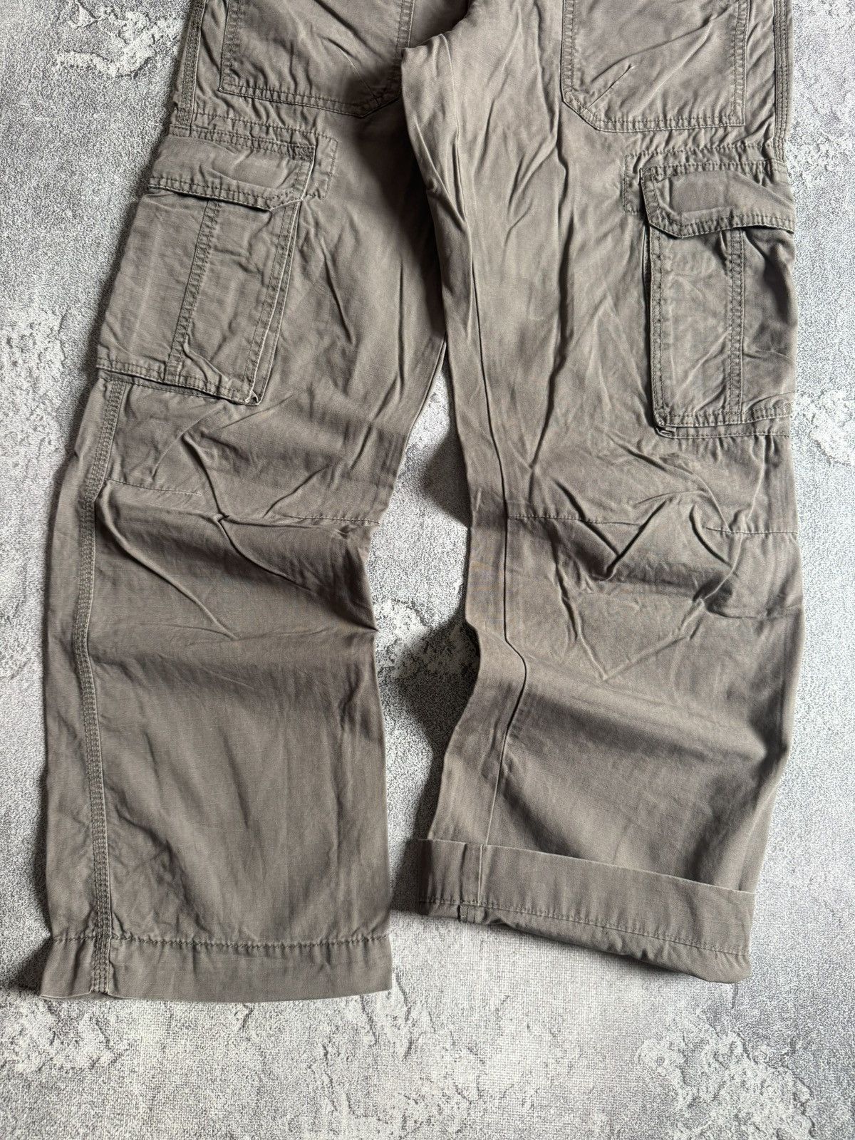 Le Grande Bleu (L.G.B.) Clockhouse 30/30 cargo multipocket baggy pants trousers Y2K Size US 30 / EU 46 - 2 Thumbnail