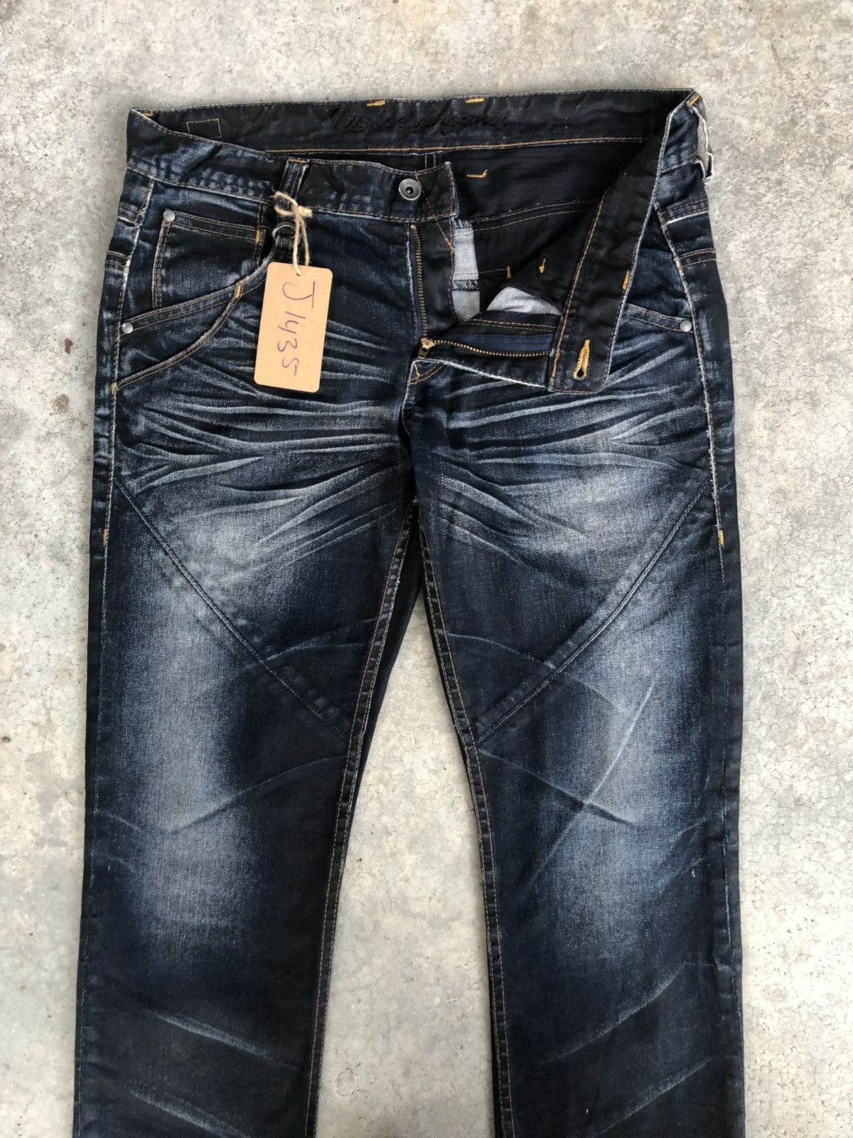 If Six Was Nine Nicole Club Flared Jeans Distressed Jeans Size US 32 / EU 48 - 3 Thumbnail
