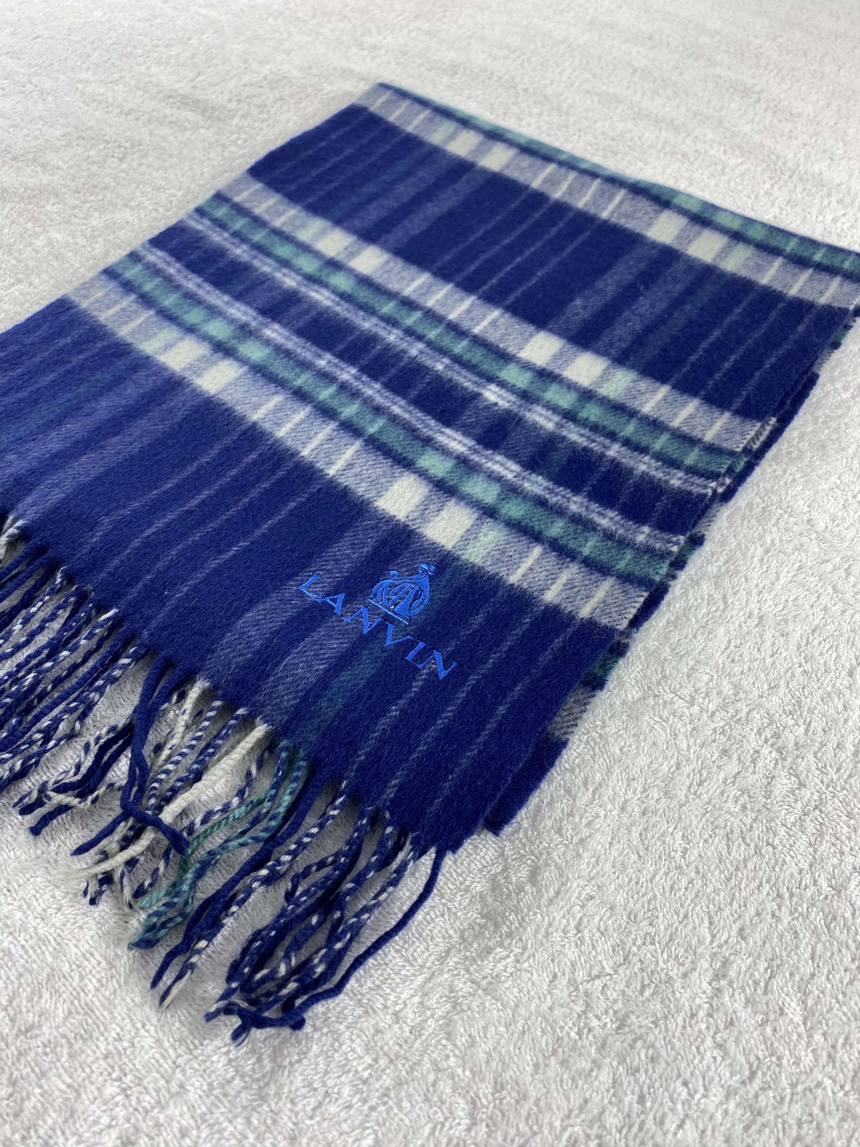 Lanvin × Vintage Lanvin Scarf / Muffler / Neckwear - WW1696 Size ONE SIZE - 3 Thumbnail