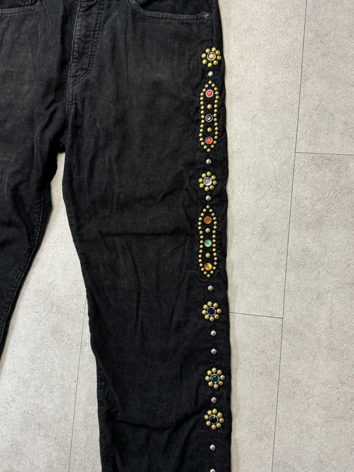 Kapital × Kapital Kountry Kapital Kountry Corduroy Jems Studs Denim Pants Size US 32 / EU 48 - 3 Thumbnail