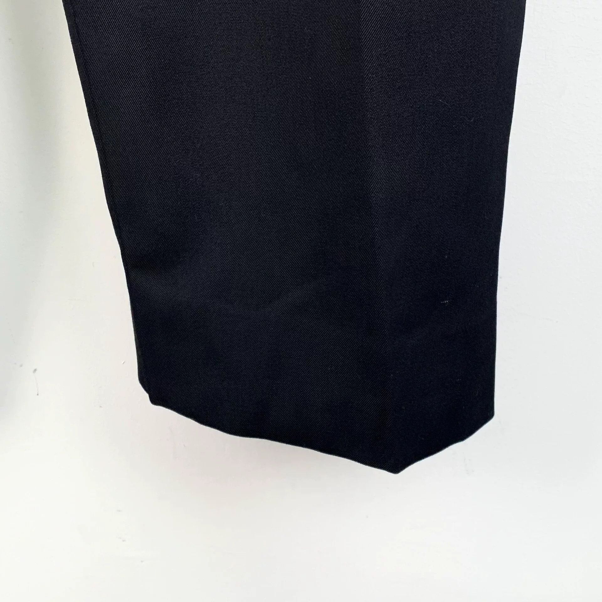 Dior black wool casual pants by Dior Size US 32 / EU 48 - 4 Thumbnail