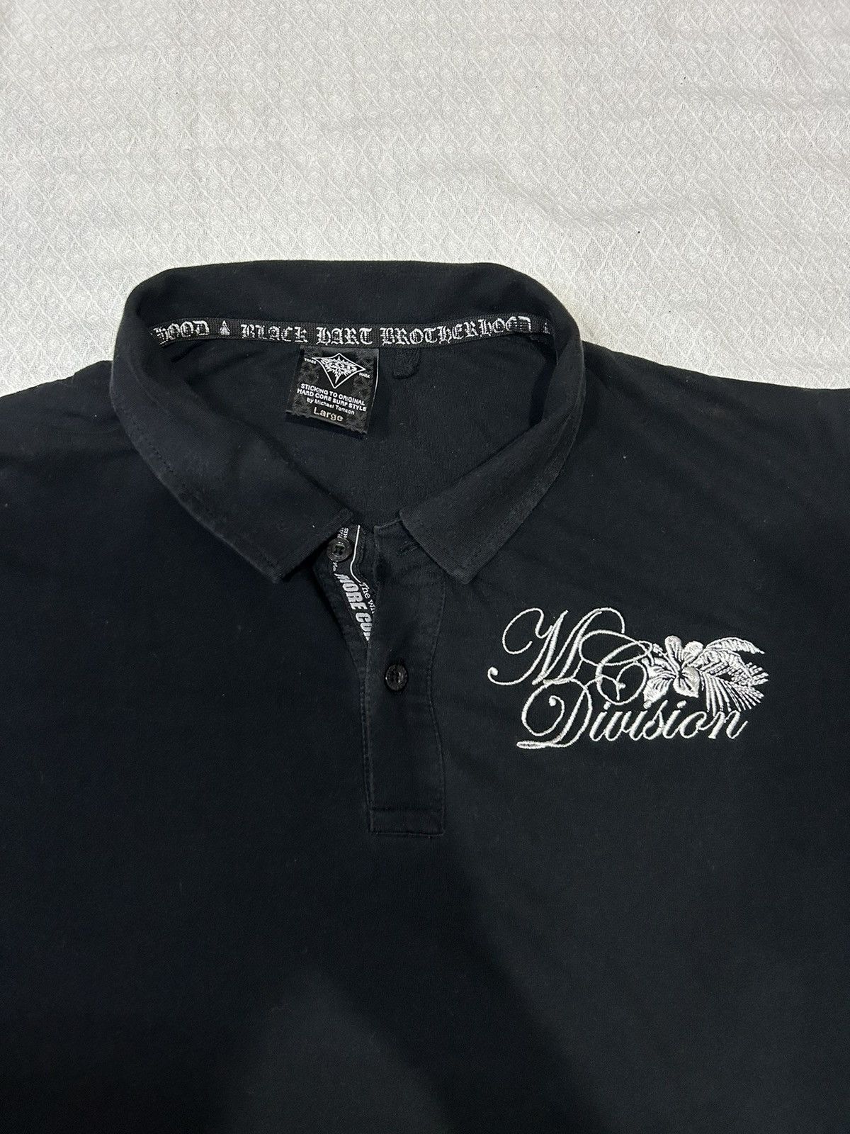 Japanese Brand More Core Division Poem Polo Shirt Size US L / EU 52-54 / 3 - 4 Thumbnail