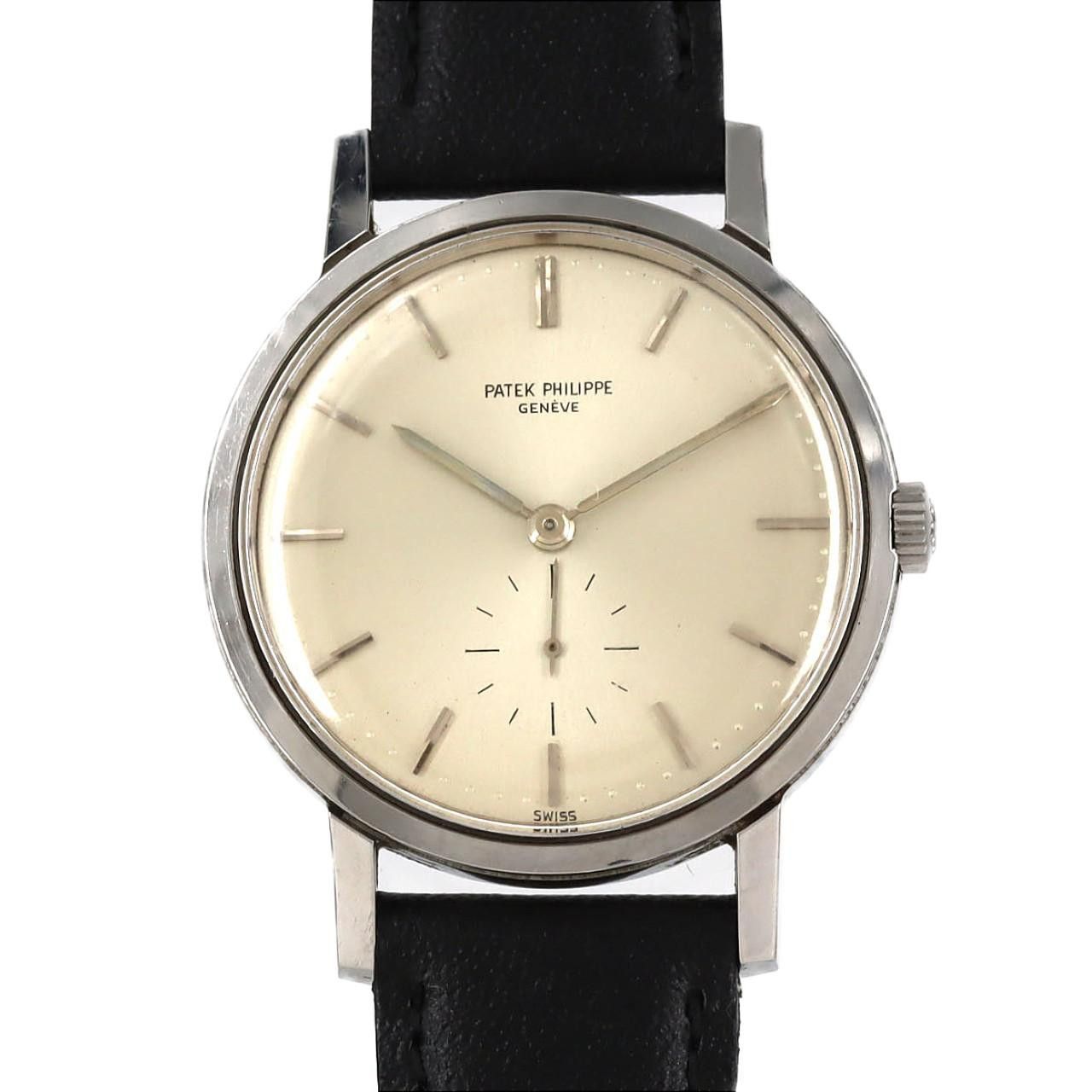 Patek Philippe Patek Philippe Calatrava Stainless Steel Watch Metal Other 3466 DUTY FREE for USA