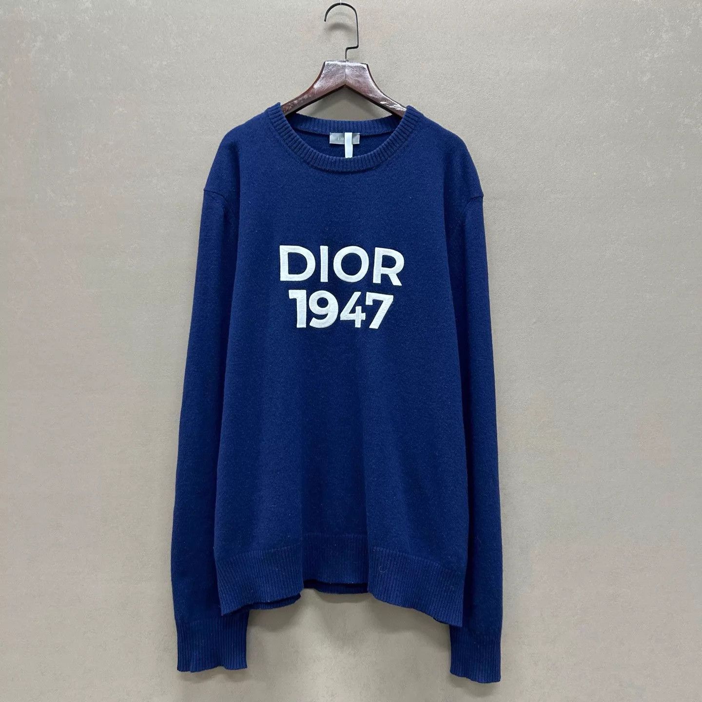 Dior Dior 99 New Logo Embroidered Crewneck Knit Sweater L Size L / US 10 / IT 46 - 1 Thumbnail