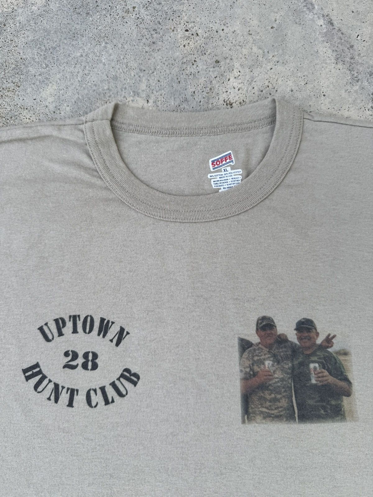 Soffe Vintage Uptown 28 Hunt Club Team Photo Tees Size US XL / EU 56 / 4 - 4 Thumbnail