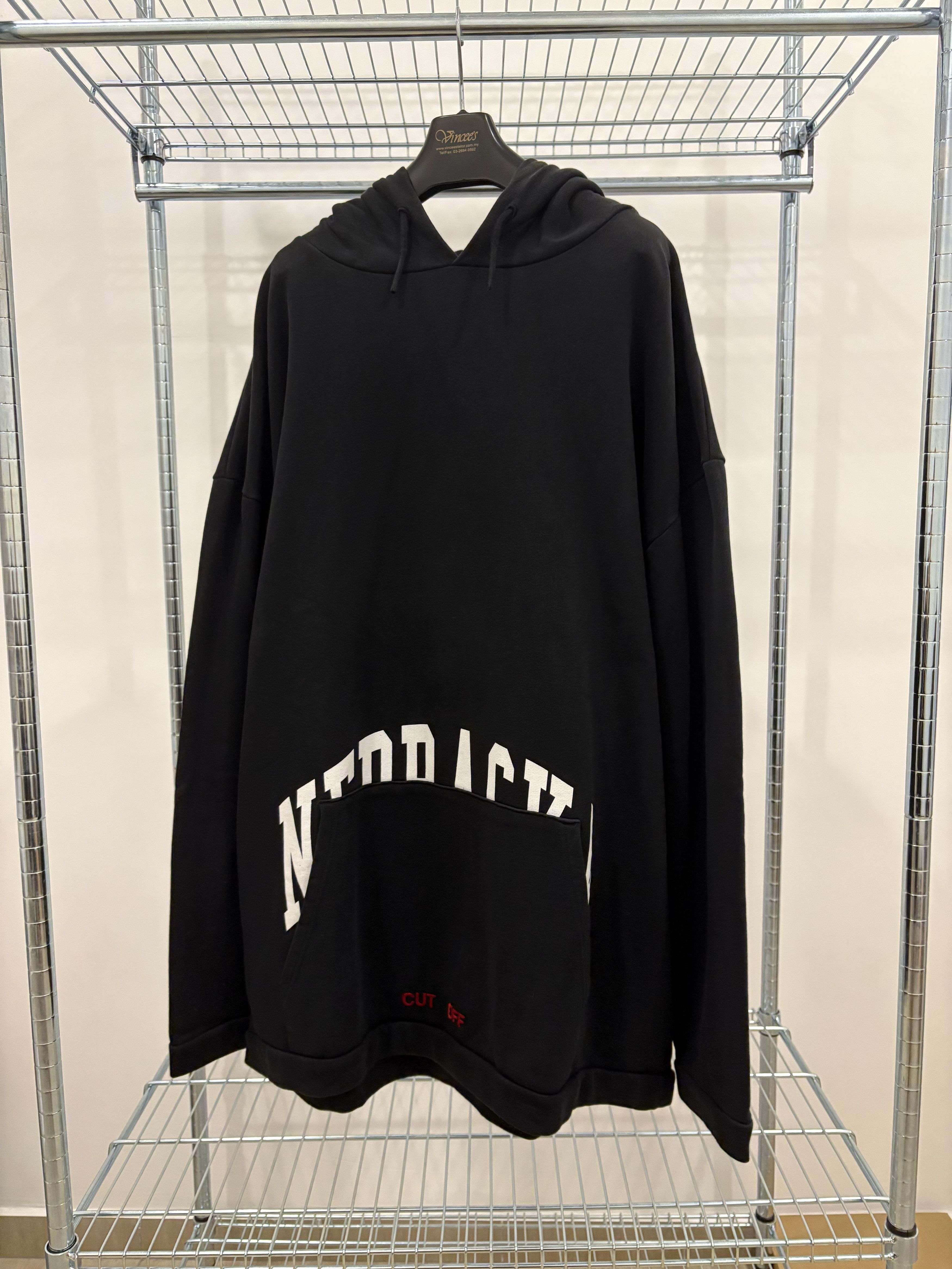 Off-White Off-White c/o Virgil Abloh Nebraska "CUT OFF" Hoodie Size US L / EU 52-54 / 3 - 1 Thumbnail