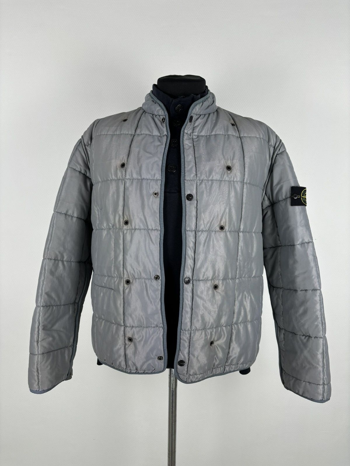 Massimo Osti STONE ISLAND Italy Army Dutch Rope Bomber Liner Coat Jacket Size US XL / EU 56 / 4 - 5 Thumbnail