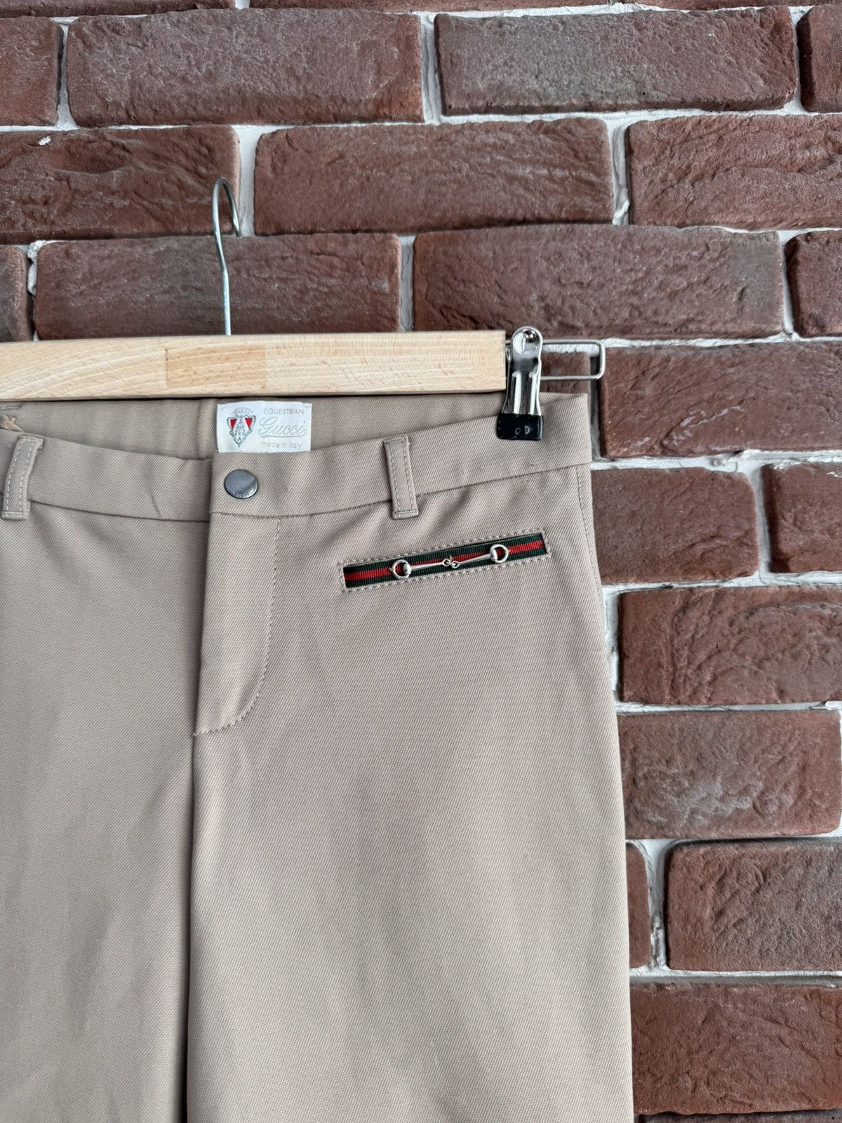 Gucci Gucci Equestrian Bondage Pants Women’s 38IT Sand designer Size 26" / US 2 / IT 38 - 4 Thumbnail