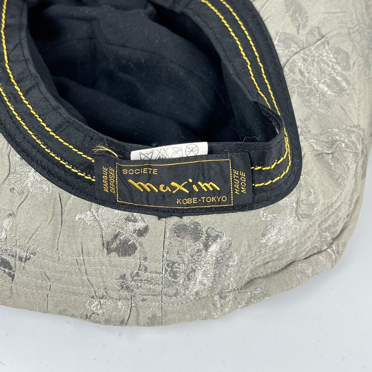Japanese Brand Maxim Kobe Tokyo Gray Bucket Hat Size 57-58 cm Size ONE SIZE - 8 Preview