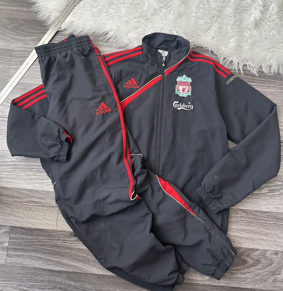 Adidas Adidas Liverpool Vintage 2008-2009 Tracksuit Galsberg hype Size US M / EU 48-50 / 2 - 1 Thumbnail
