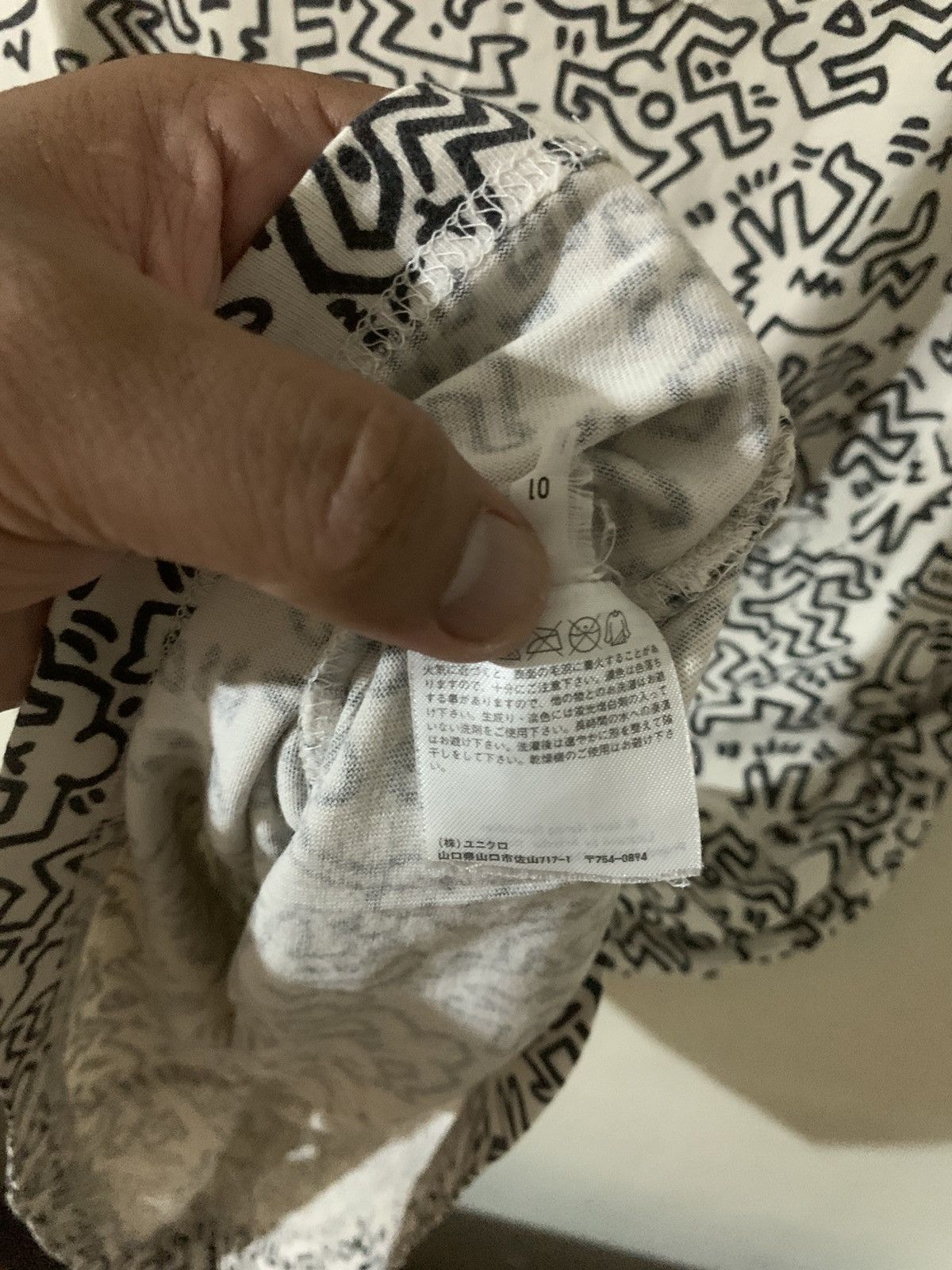 Keith Haring AOP Keith Haring By Uniqlo Distressed Tee Shirt Size US M / EU 48-50 / 2 - 9 Thumbnail