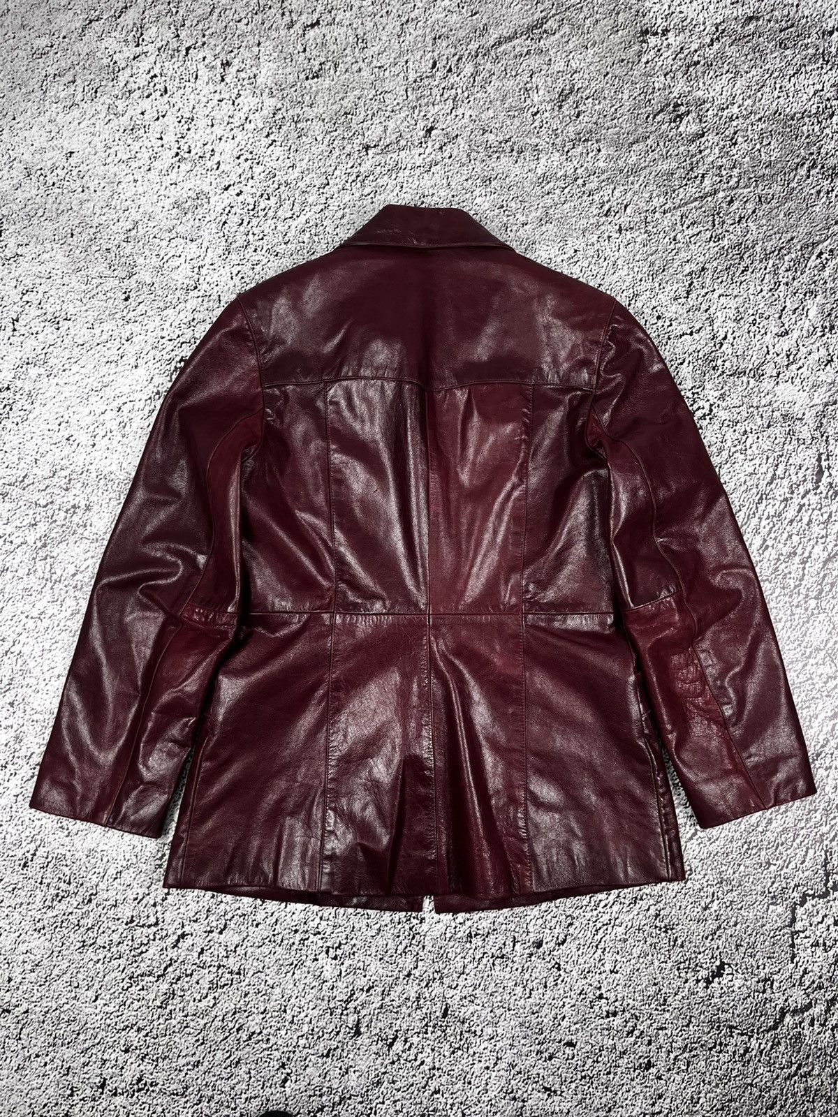 Leather Vintage Y2K Leather Tyler Durden vibe avantgarde jacket coat Size M / US 6-8 / IT 42-44 - 7 Thumbnail
