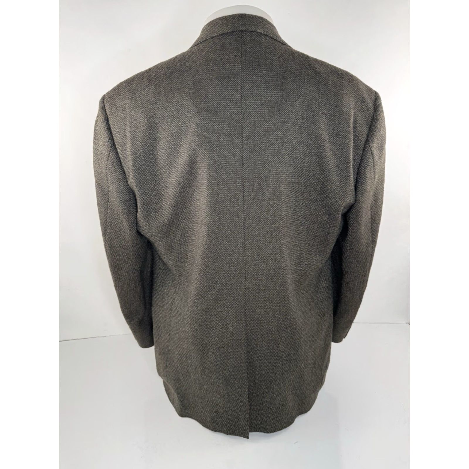 Brooks Brothers BROOKS BROTHERS Blazer Wool Mens 44 R Green / Brown / Gray EXCELLENT Blazer Jacket Apparel Men 44 R Natural Wool Blazer Mens Mens Size 44R - 4 Thumbnail
