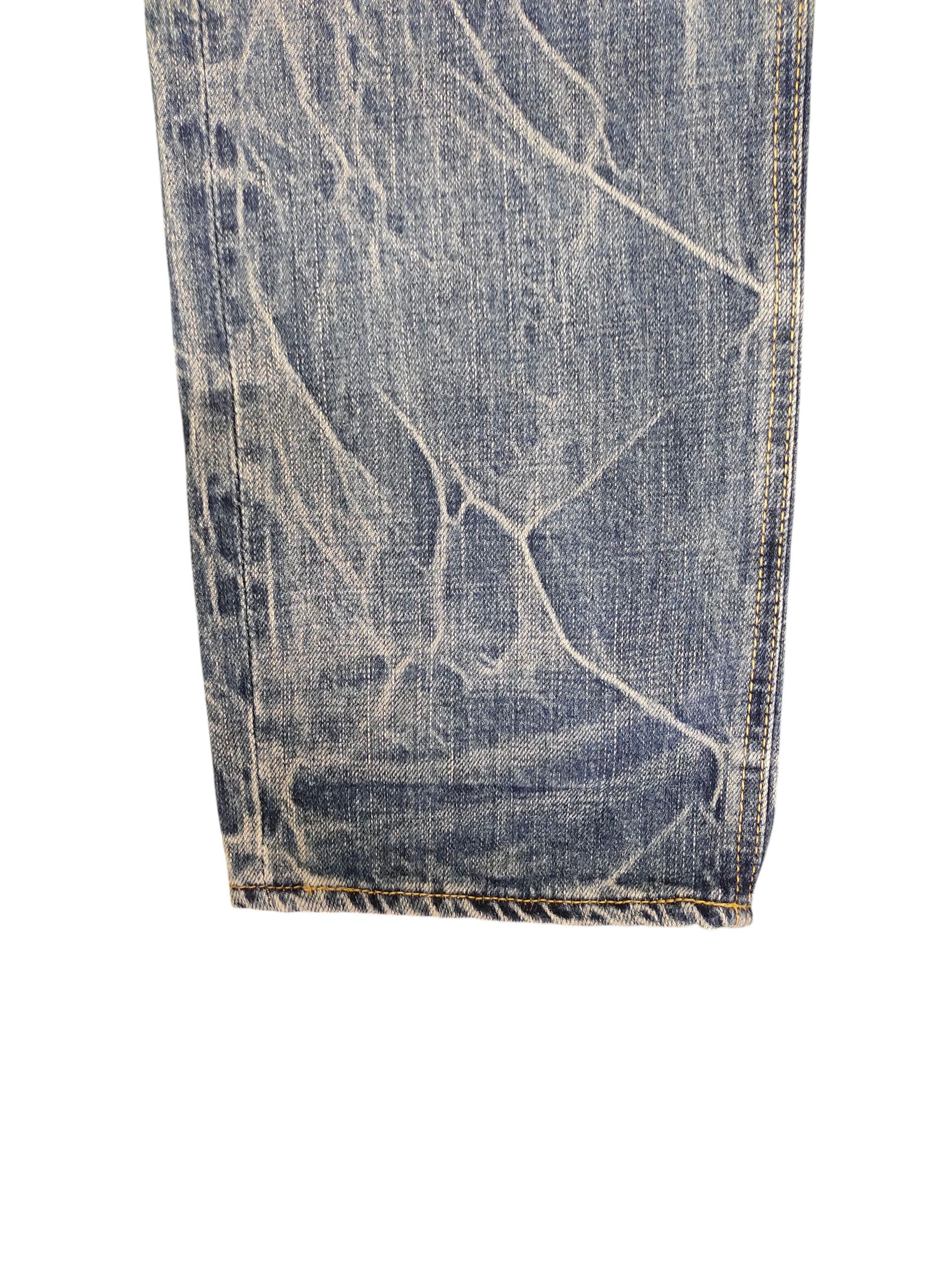 Kapital Distress Jeans Brappers Union Made Rusty Clawmark Grunge Size US 31 - 6 Thumbnail