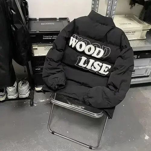 Japanese Brand Street lettering blur printed winter thick coat Size US M / EU 48-50 / 2 - 1 Thumbnail