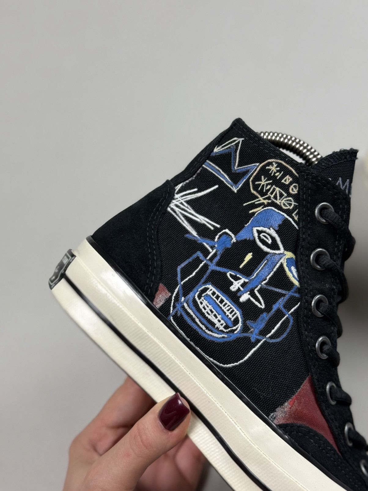 Converse Converse Jean-Michel Basquiat Chuck Taylor High Top Sneakers Size US 7 / IT 37 - 6 Thumbnail
