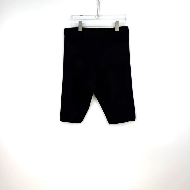 Prada Prada Black metal triangle label micro-elastic knitted shor Size US 32 / EU 48 - 4 Thumbnail