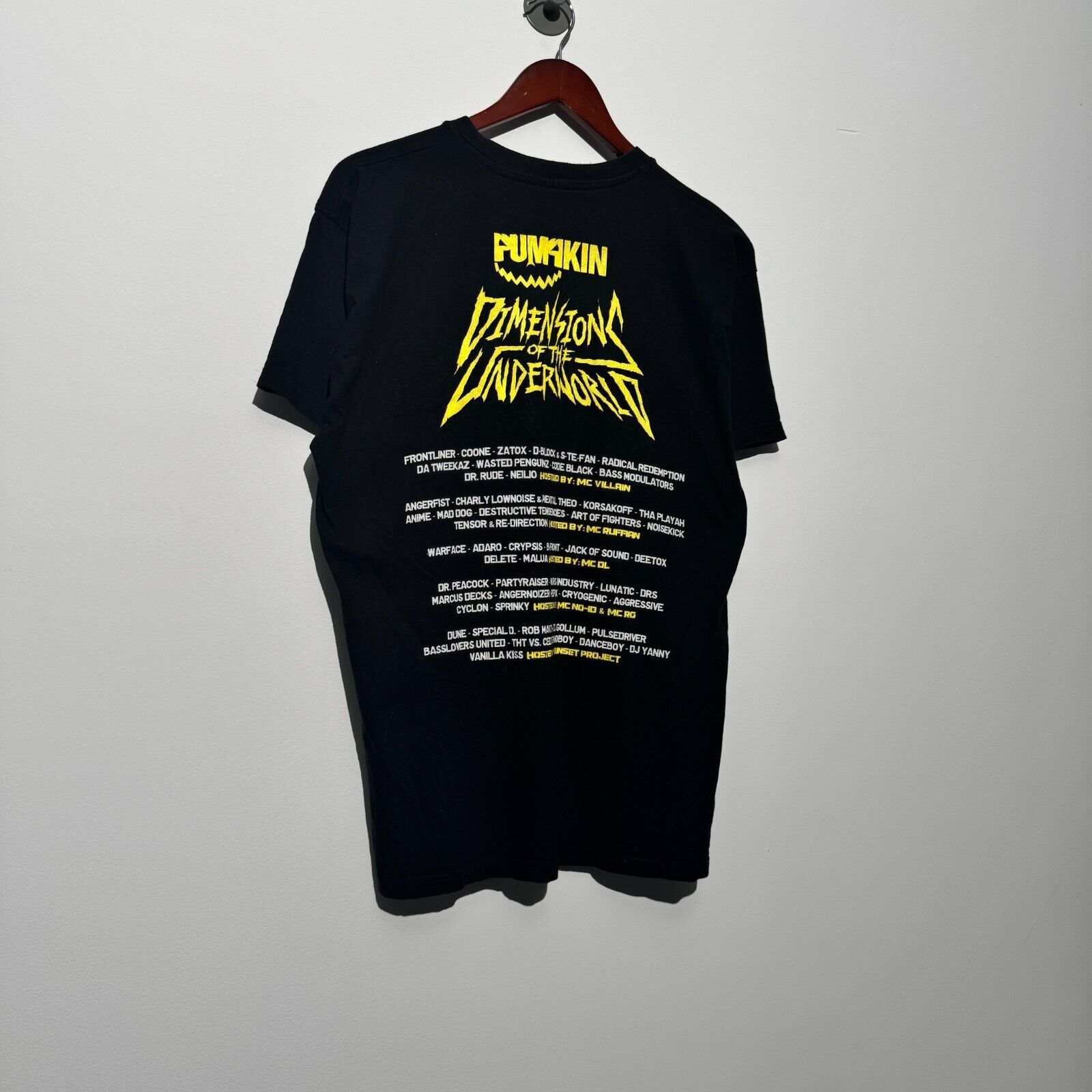 Vintage Vintage Unisex Black Cotton T-Shirt Size M Underworld Y2K Size US M / EU 48-50 / 2 - 7 Thumbnail