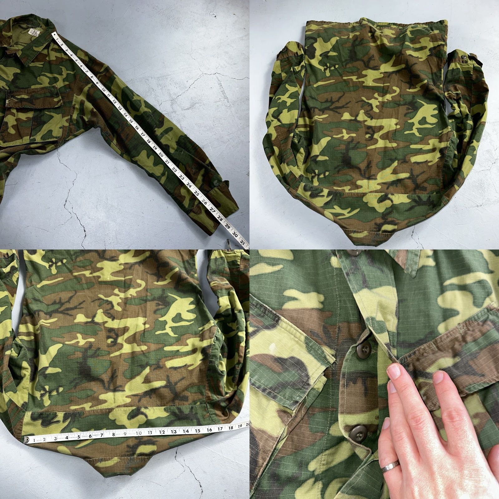 Vintage VINTAGE Alpha Corp USMC 1968 Military Camouflage Wind Resistant Poplin Coat Jacket Camouflage Camo Men Small Wind-Resistant 60s Coat City Size US S / EU 44-46 / 1 - 8 Thumbnail