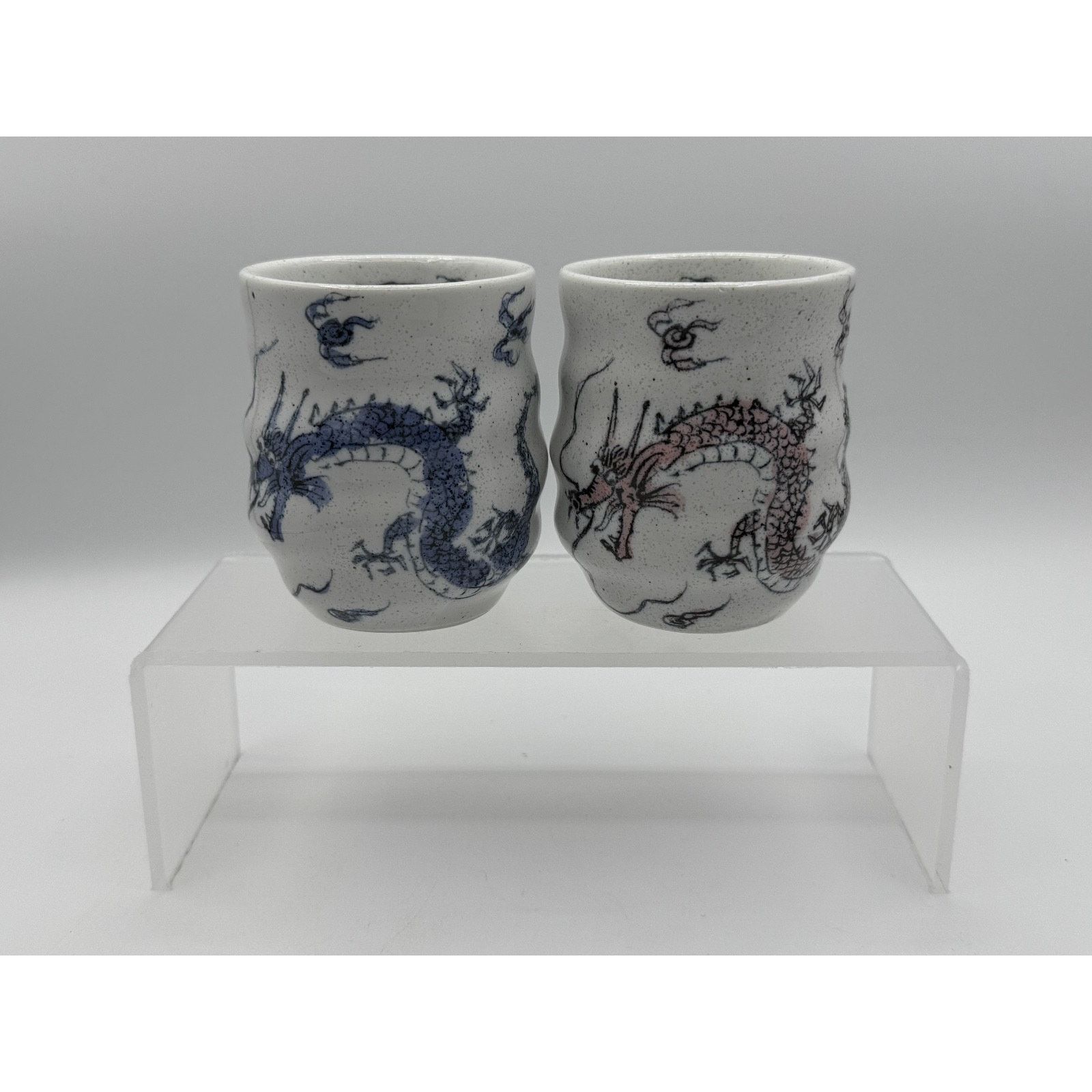 Other Authentic Japanese Yunomi Tea Cups Red & Blue Set Asian Set Size ONE SIZE - 1 Thumbnail