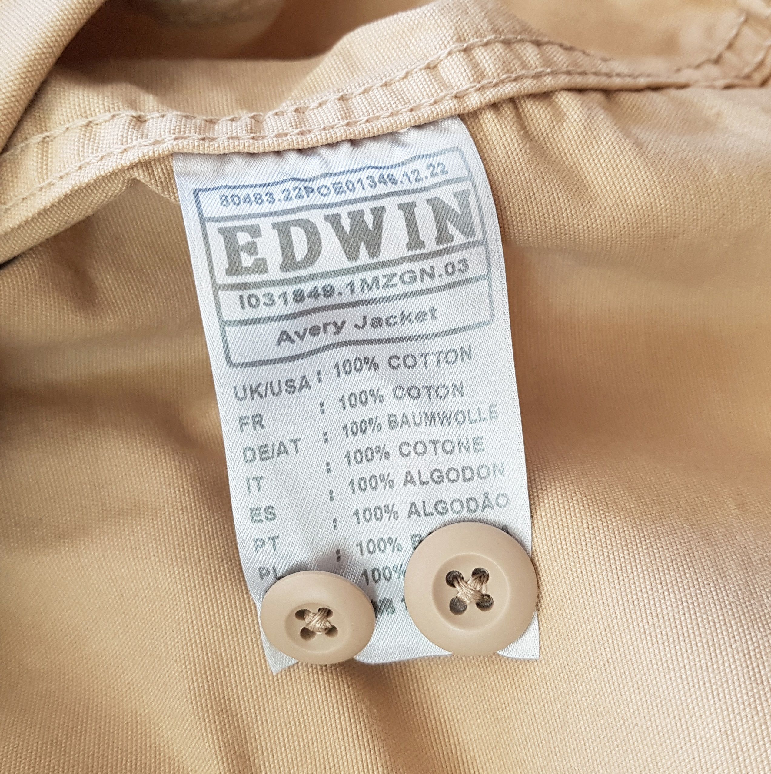 Edwin Edwin Avery Overshirt Cotton Jacket sz XL Size US XL / EU 56 / 4 - 9 Thumbnail