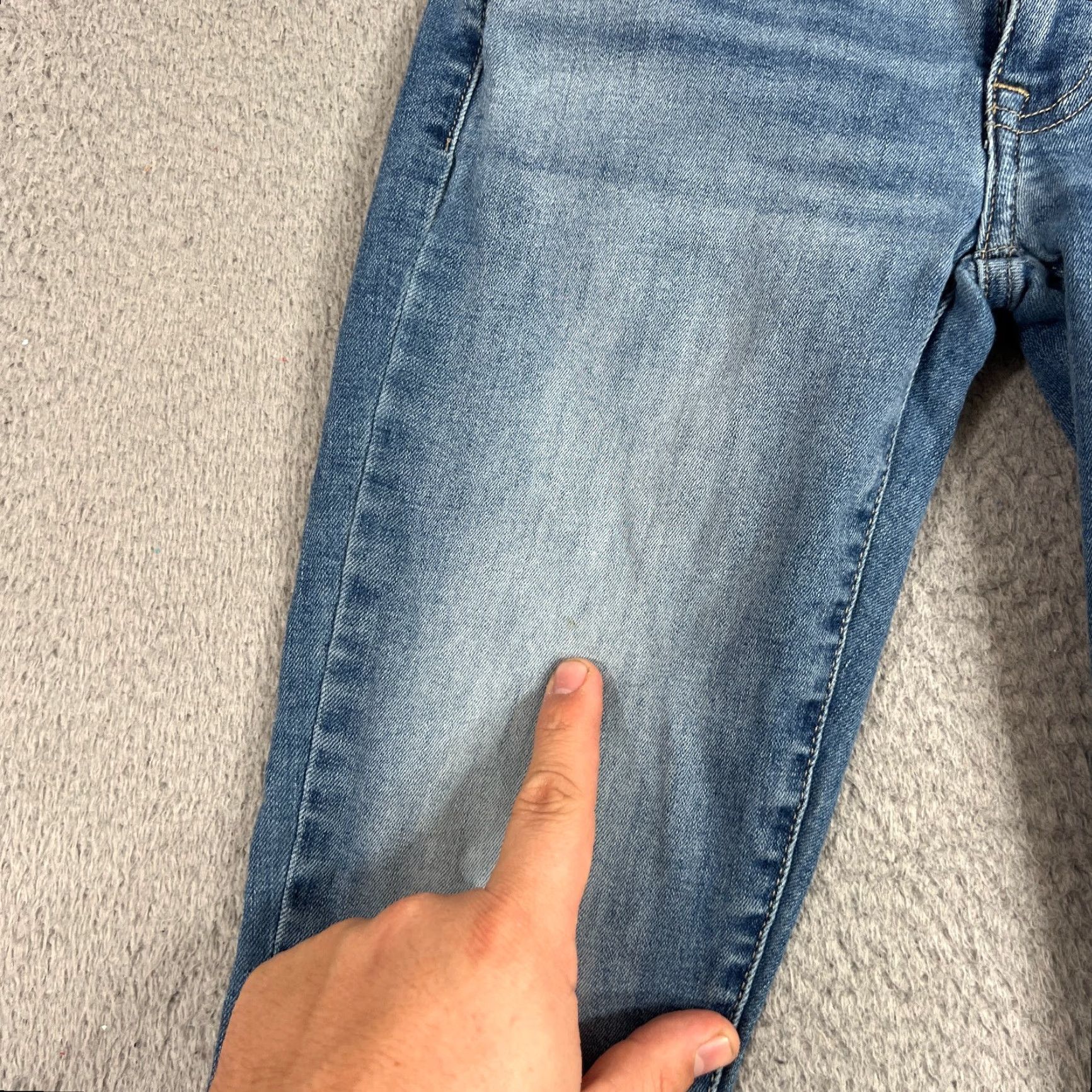 Lucky Brand Lucky Brand Jeans Women's 2/26 Blue Denim Regular Fit Low Rise Skinny Stella Size 30" / US 8 / IT 44 - 6 Thumbnail