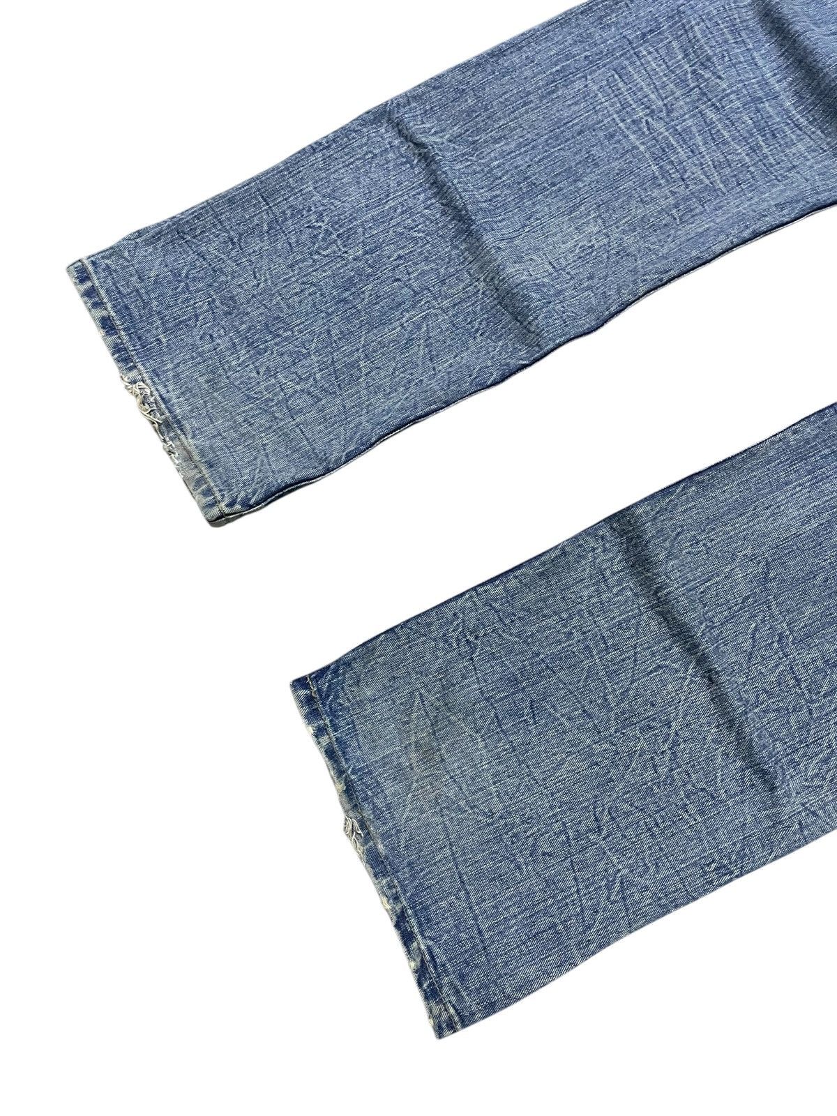 5351 POUR LES HOMMES × Japanese Brand × Tornado Mart Edge Rupert G land Asymmetrical Leather Pocket Rivets Jeans Size US 32 / EU 48 - 18 Thumbnail