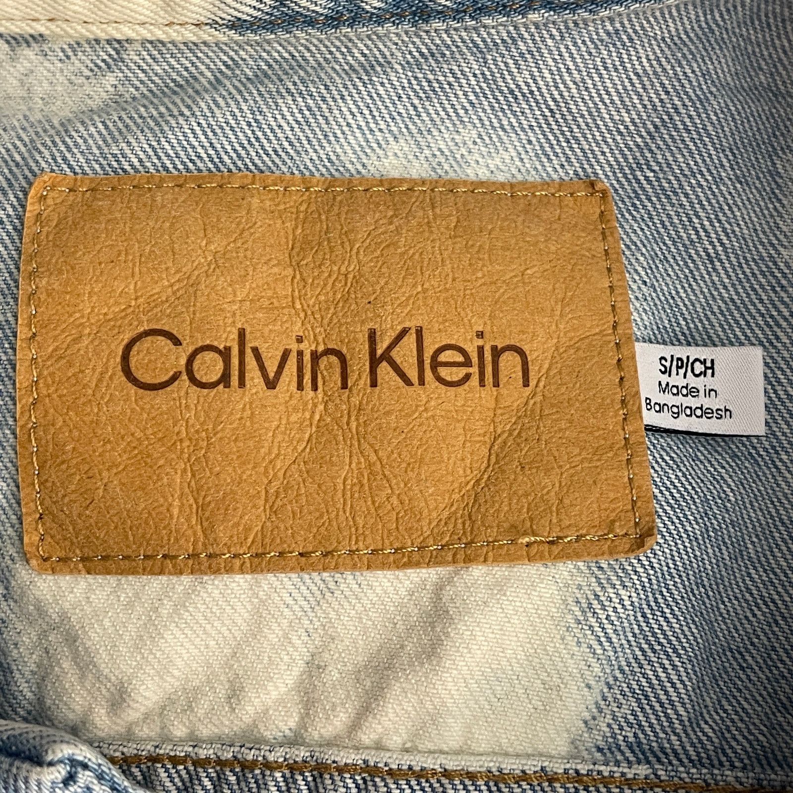 Calvin Klein Calvin Klein Big Sky Denim Trucker Jacket Size Small NWOT Size US S / EU 44-46 / 1 - 5 Thumbnail