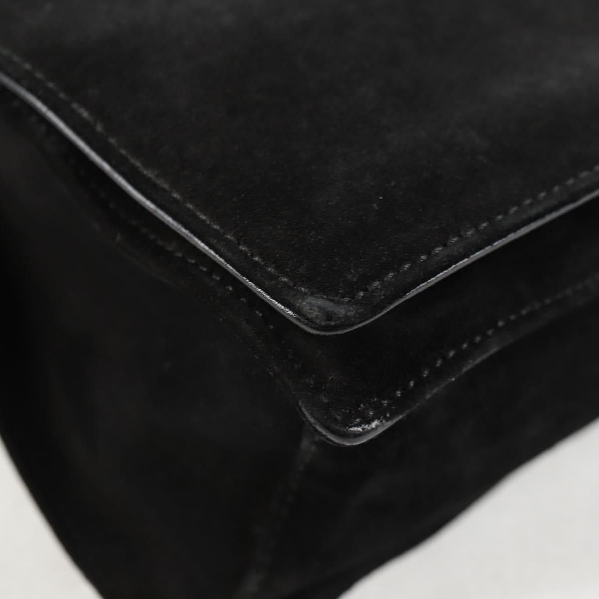 Gucci GUCCI Shoulder Bag Suede Black Silver 001 001 Size ONE SIZE - 12 Thumbnail