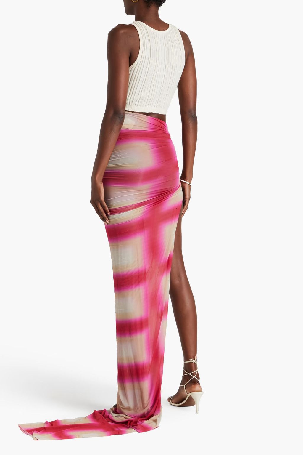 Rick Owens o1y0126 Maxi Skirt in Multicolor Size 28" / US 6 / IT 42 - 3 Thumbnail