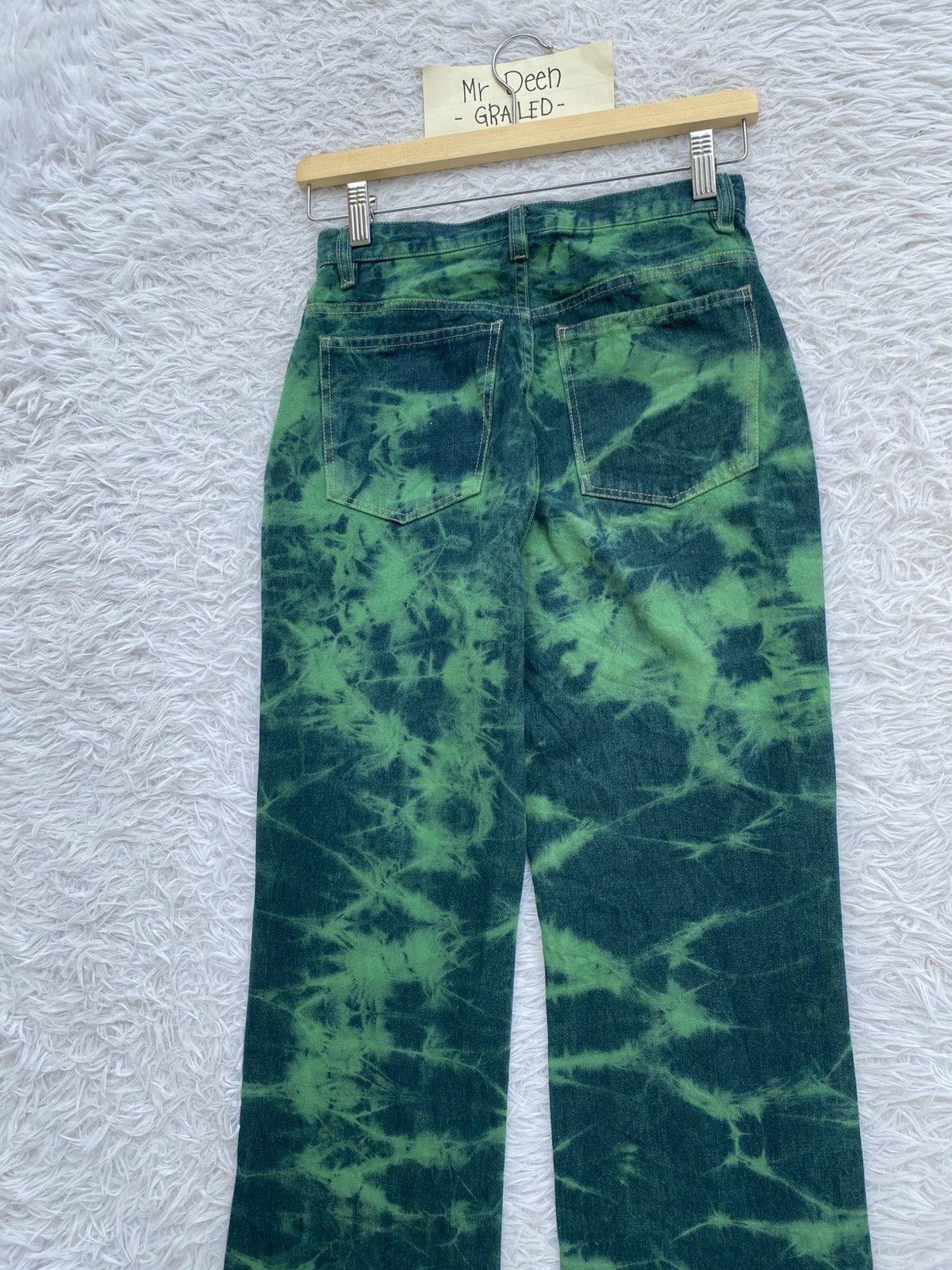 Japanese Brand Vintage 90s Japanese Brand Tie Dye Flash Jeans Pants Size US 27 - 23 Thumbnail