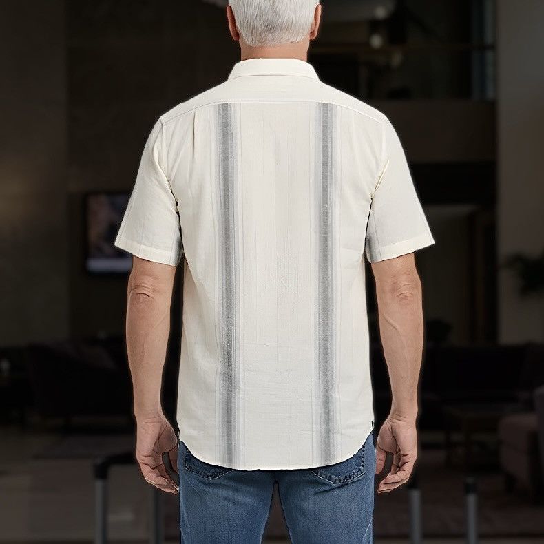 Ezekiel Ezekiel Men’s Steady Striped Short Sleeve Shirt Sz S Size US S / EU 44-46 / 1 - 3 Thumbnail